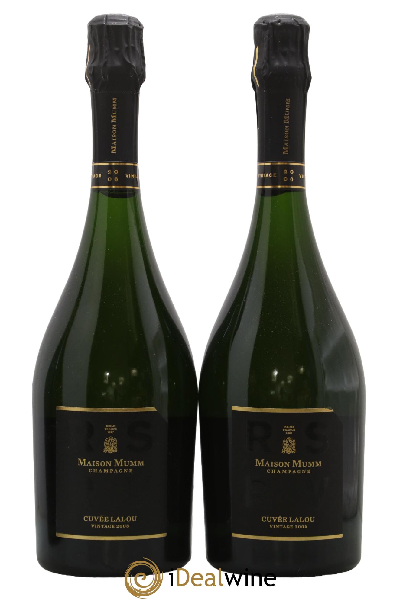 RSRV cuvée Lalou Mumm 2006 - Posten von 2 Flaschen - 0