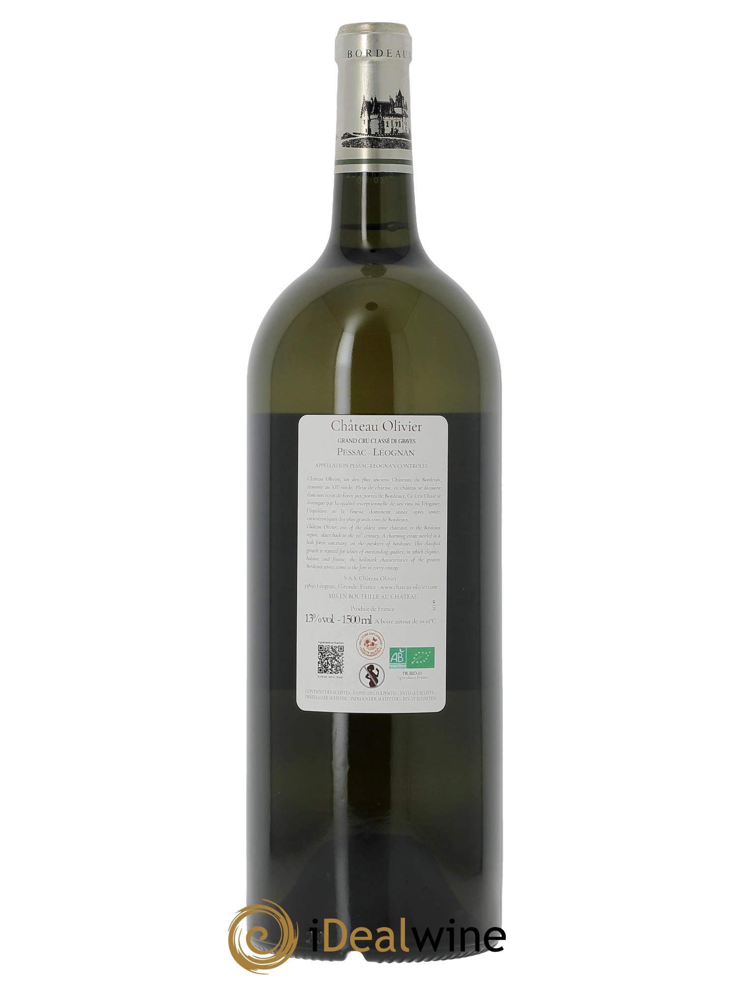 Château Olivier Cru Classé de Graves (Cassetta in legno a partire da 6 mg) 2024 - Lotto di 1 magnum - 1
