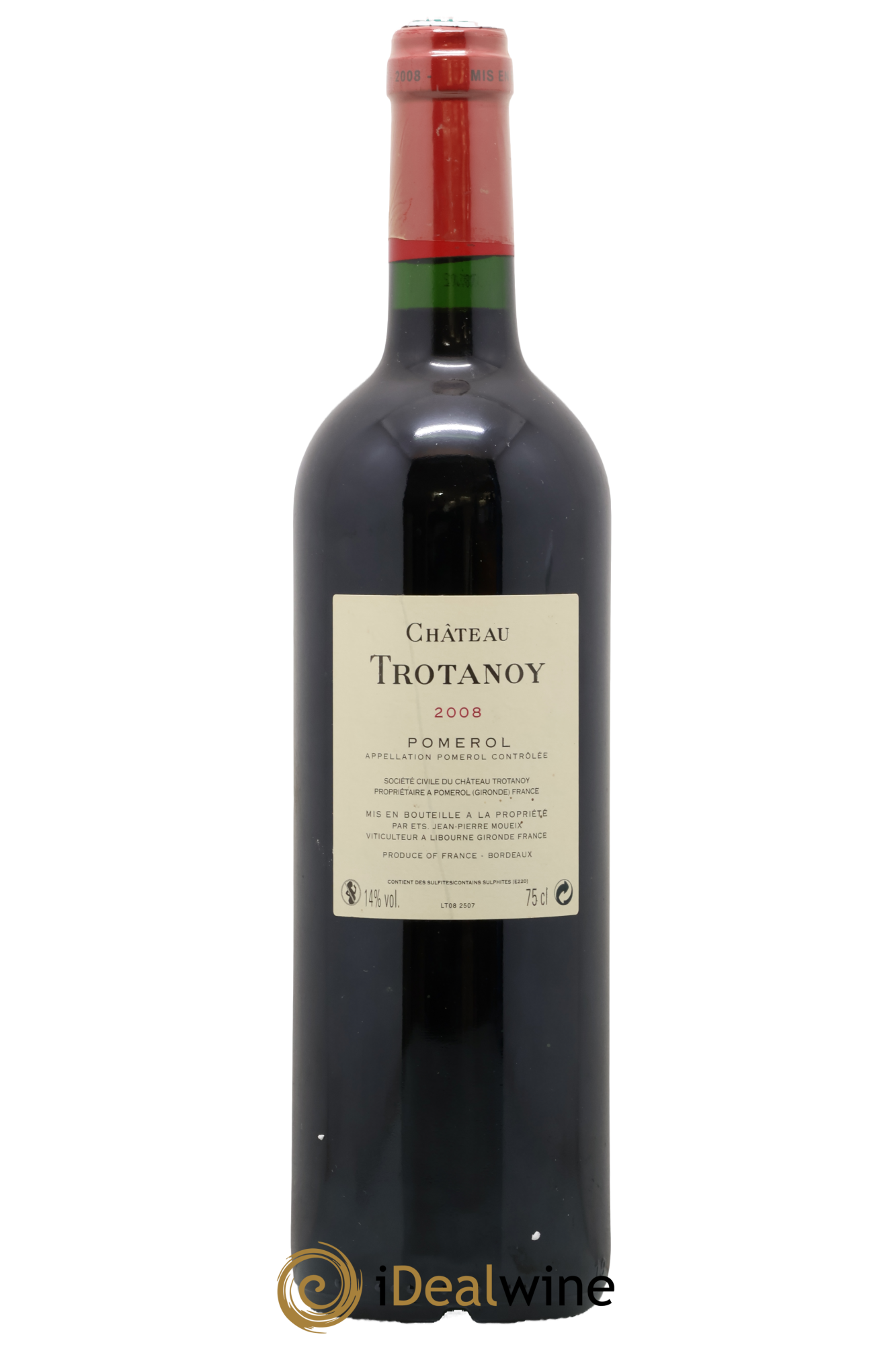Château Trotanoy 2008 - Lot de 1 bouteille - 1