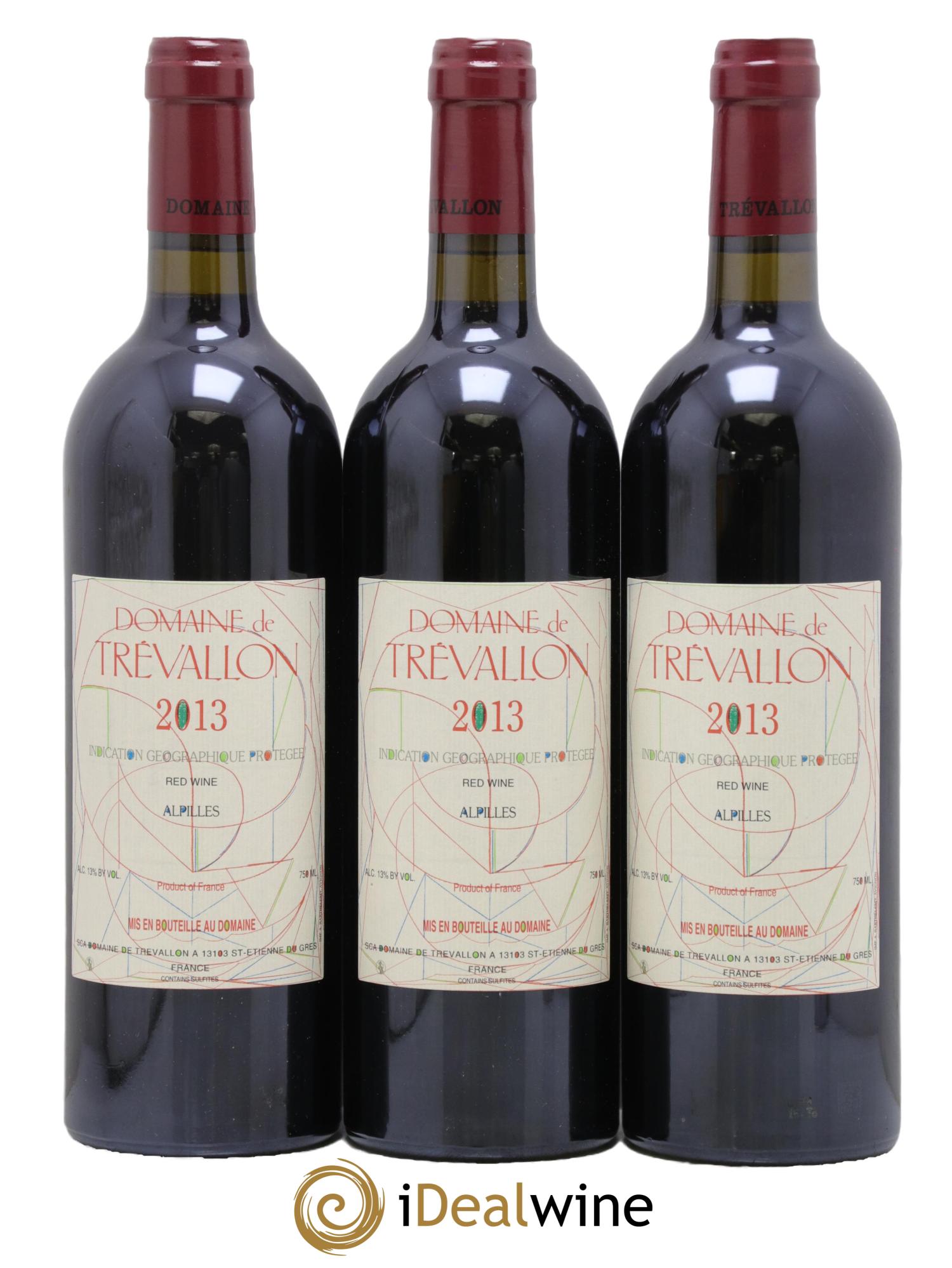 IGP Alpilles Trévallon (Domaine de) Eloi Dürrbach 2013 - Lotto di 3 bottiglie - 0