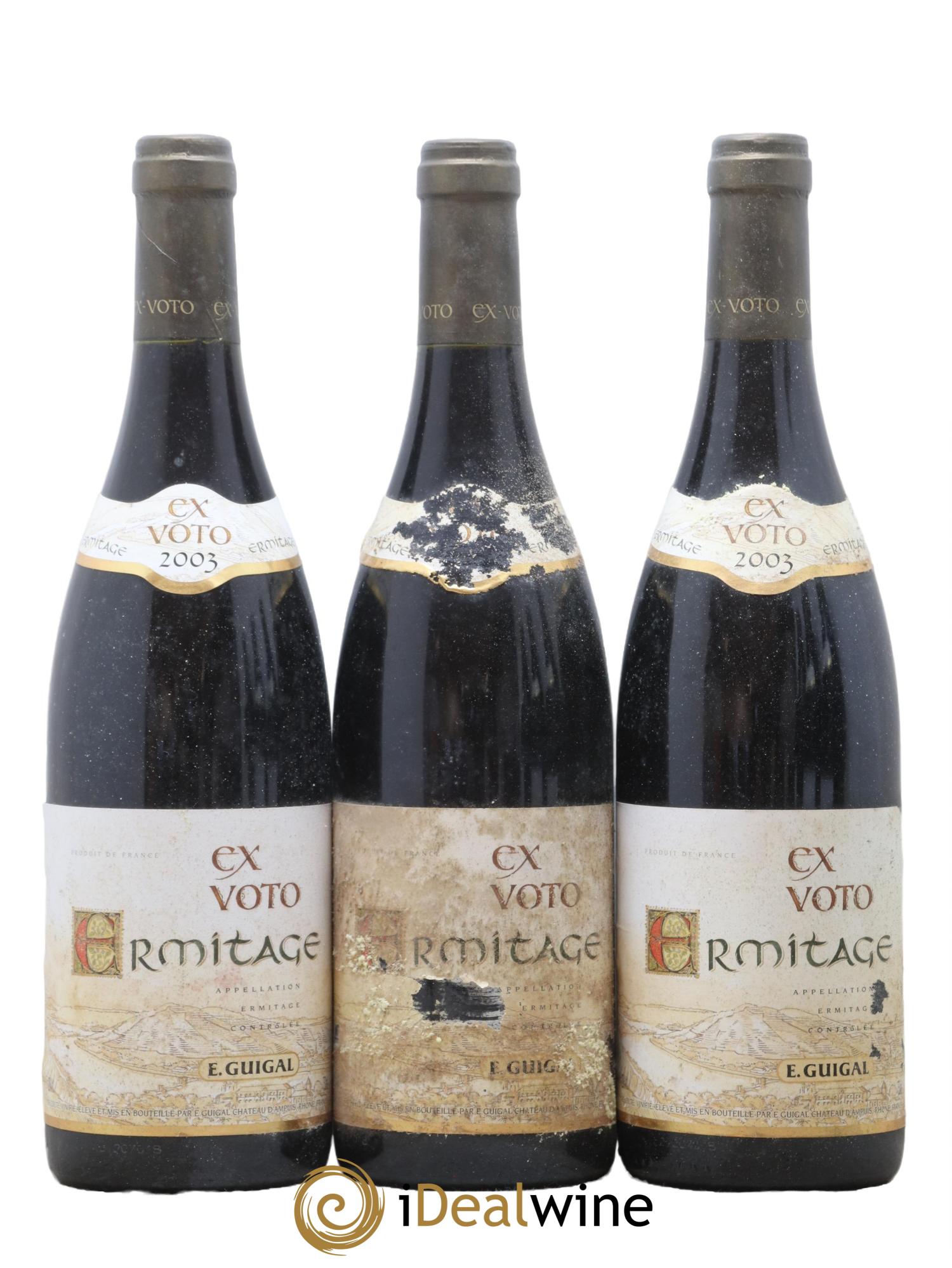Ermitage Ex Voto Guigal 2003 - Lot de 12 bouteilles - 2
