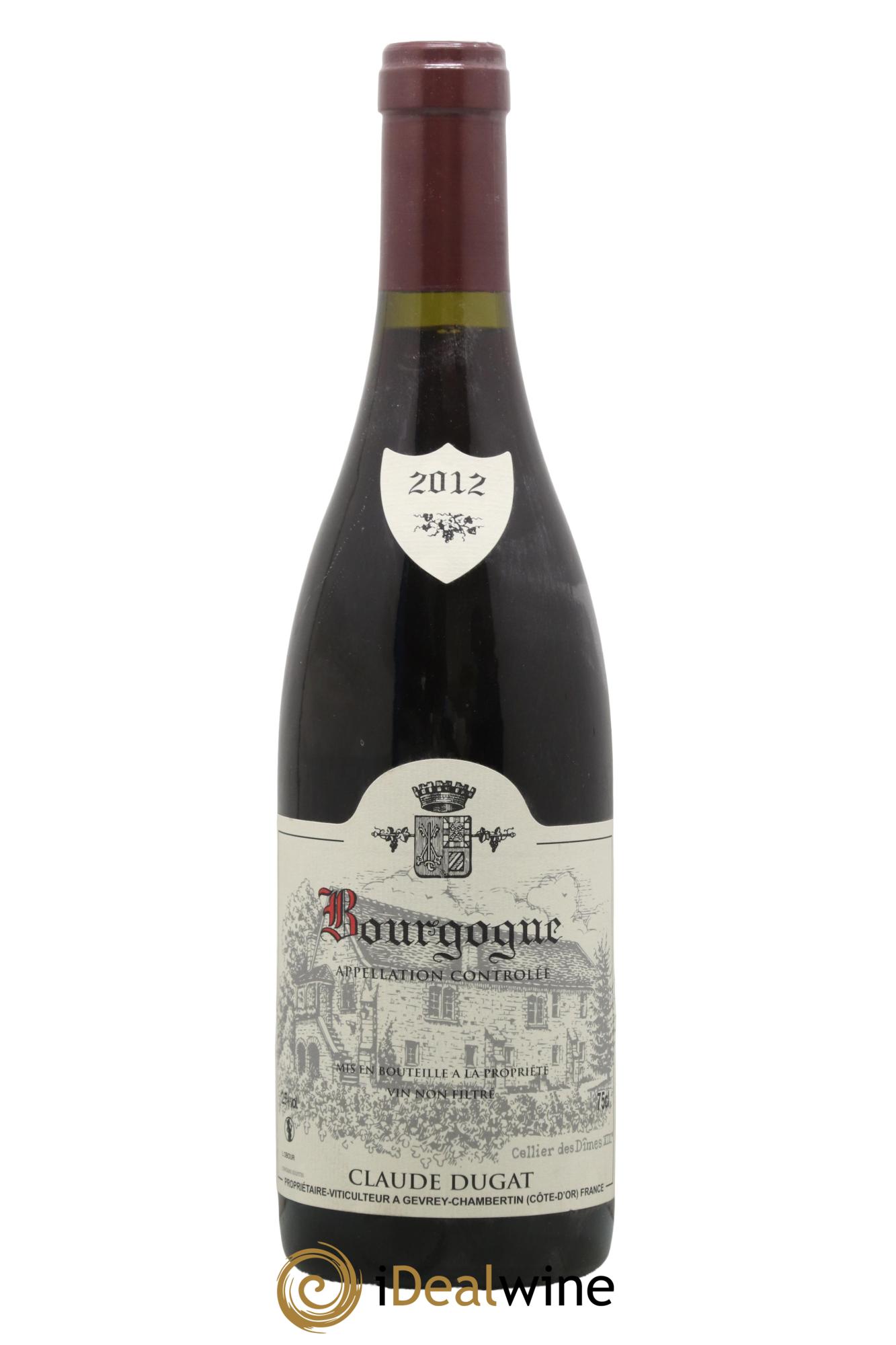 Bourgogne Claude Dugat 2012 - Lot de 1 bouteille - 0