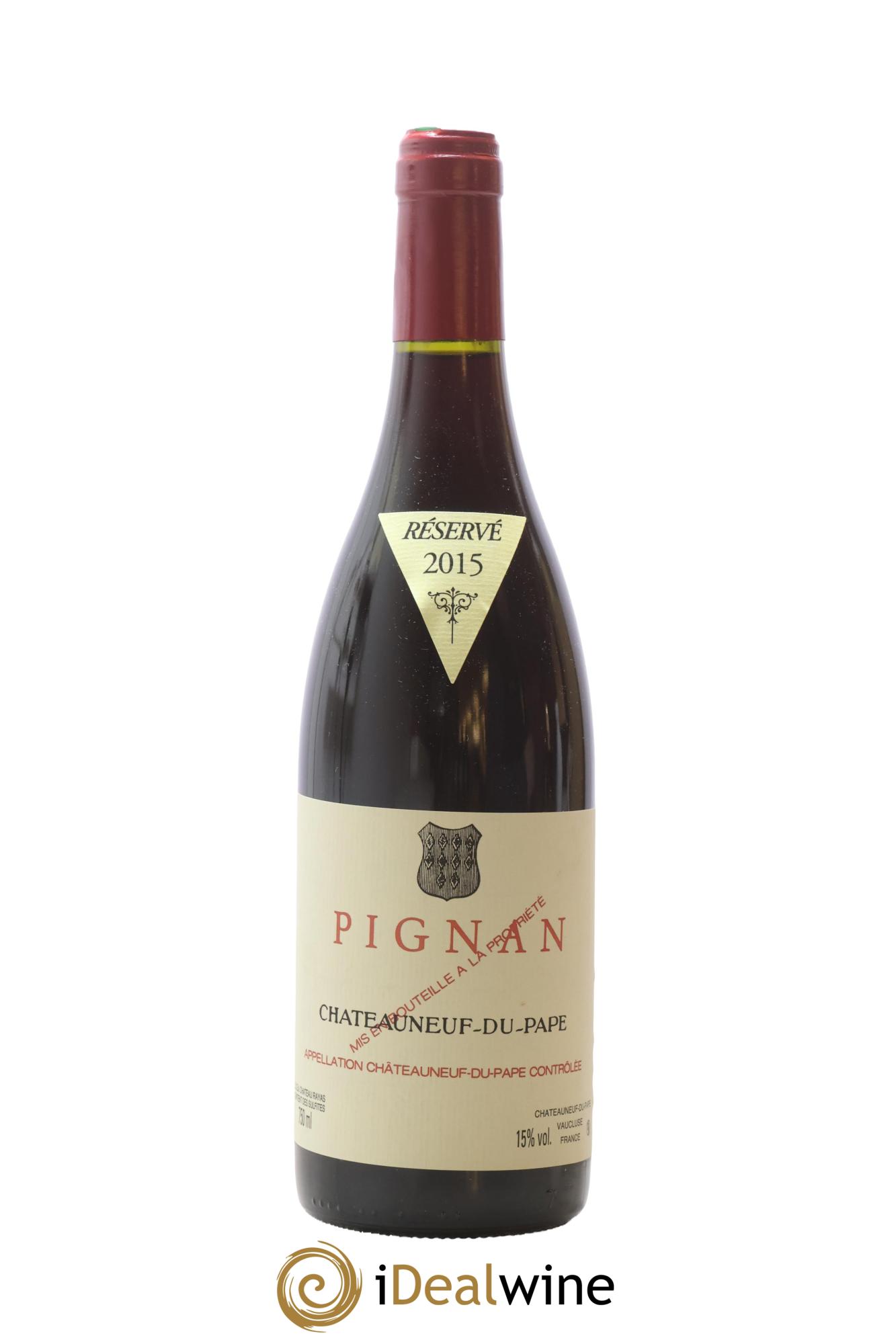 Châteauneuf-du-Pape Pignan Emmanuel Reynaud 2015 - Posten von 1 Flasche - 0