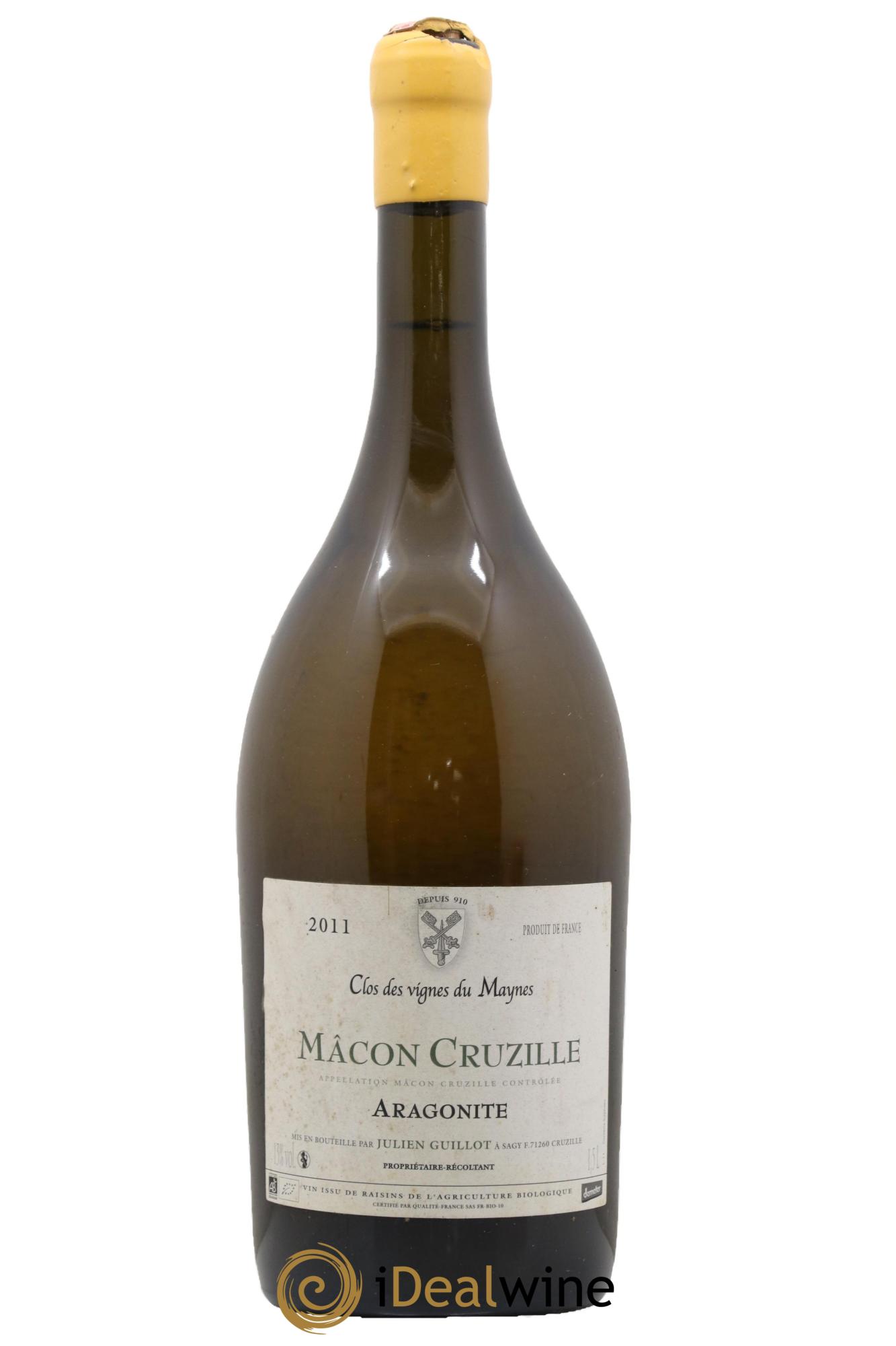 Mâcon-Cruzille Aragonite Les Vignes du Maynes 2011 - Lot de 1 magnum - 0