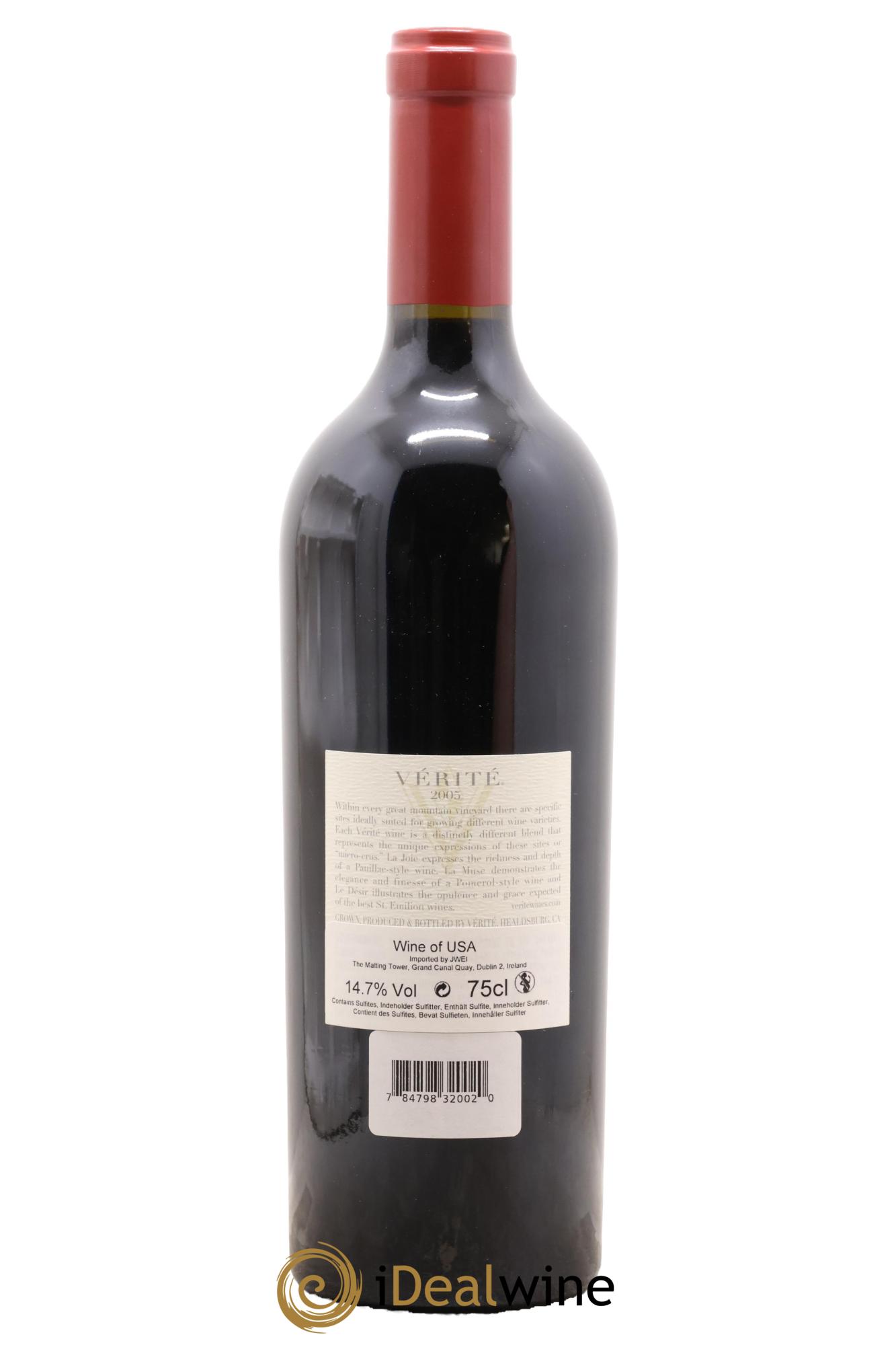 Sonoma Vérité Winery La Joie 2005 - Lotto di 1 bottiglia - 1
