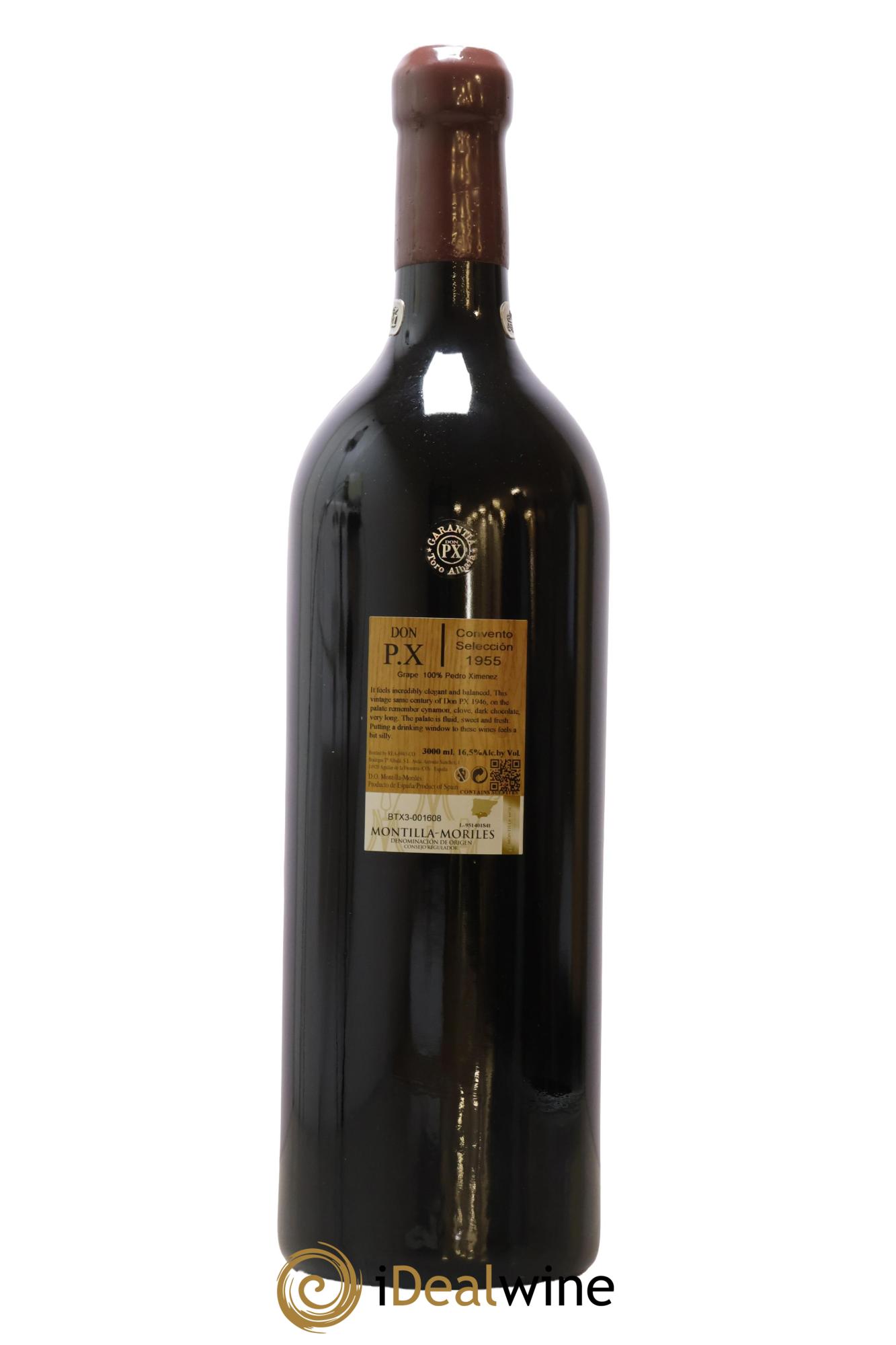 Montilla Moriles Don PX Convento Seleccion Toro Albala  1955 - Lot de 1 double magnum - 2