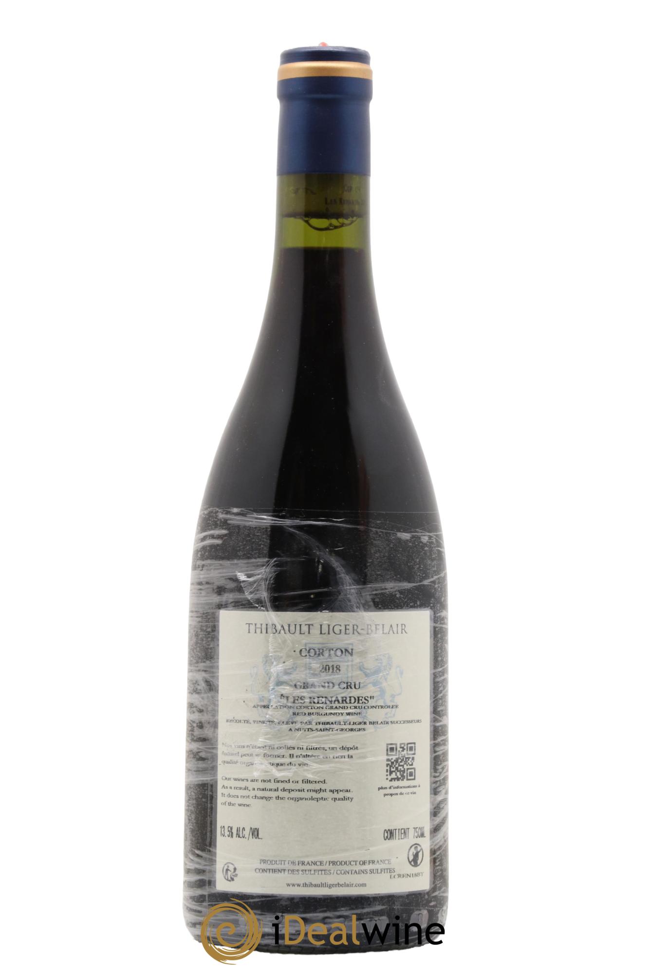 Corton Grand Cru Les Renardes Thibault Liger-Belair 2018 - Lot de 1 bouteille - 1