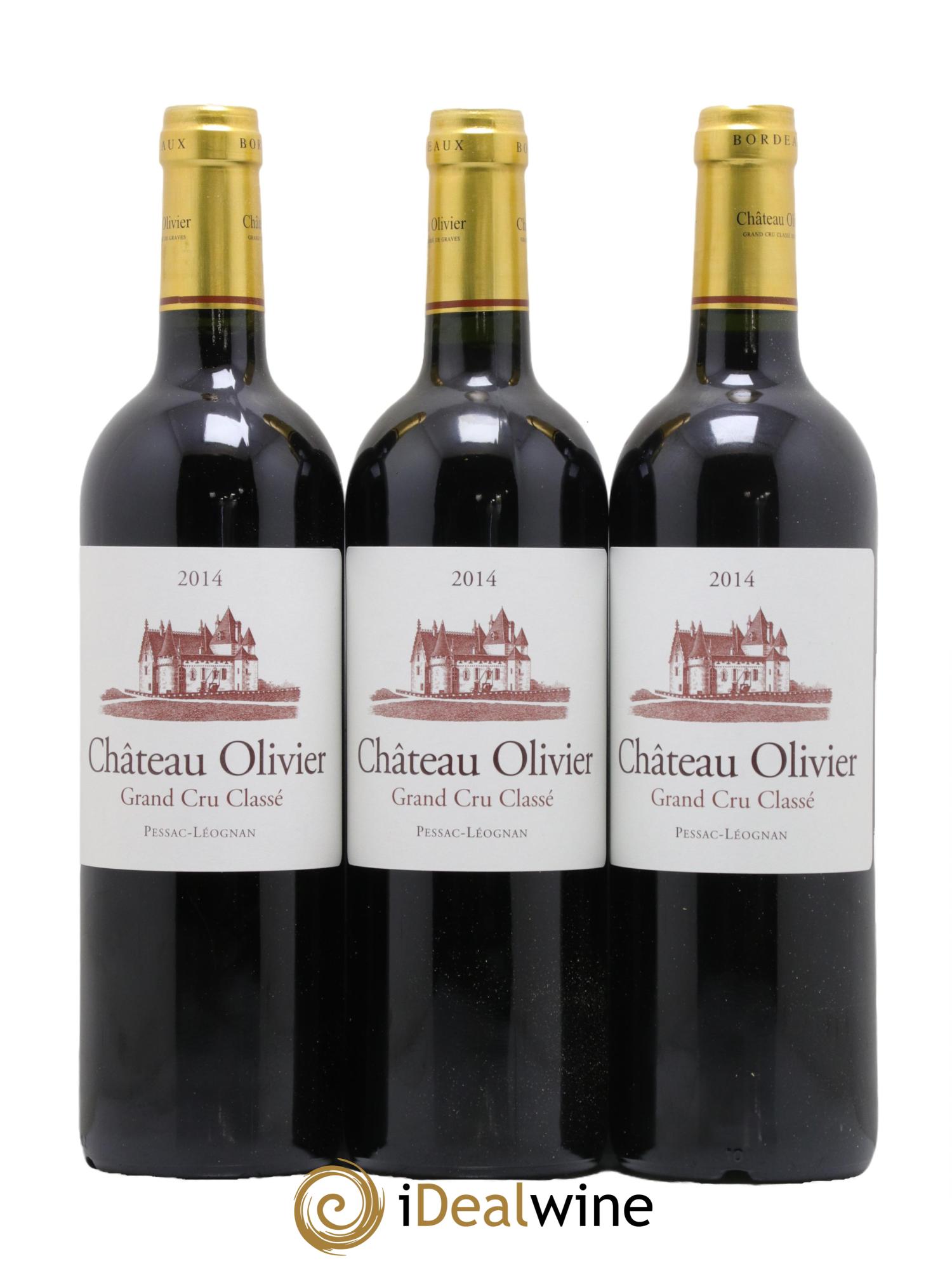 Château Olivier Cru Classé de Graves  2014 - Lot de 6 bouteilles - 2