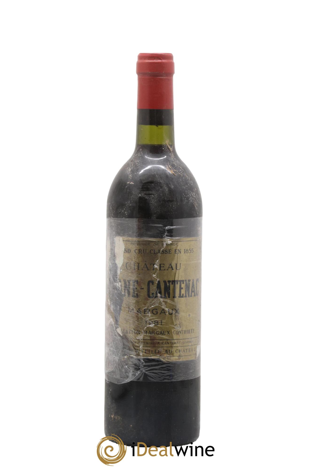 Château Brane Cantenac 2ème Grand Cru Classé 1981 - Lot of 1 bottle - 0