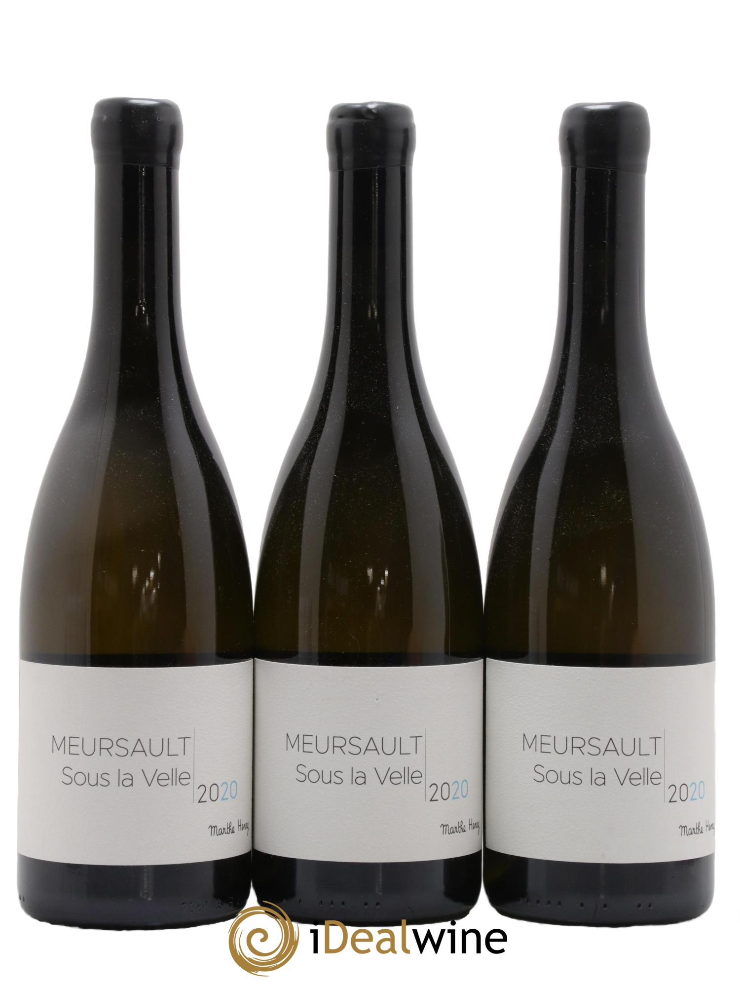 Meursault Sous la Velle Marthe Henry 2020 - Lot de 3 bouteilles - 0