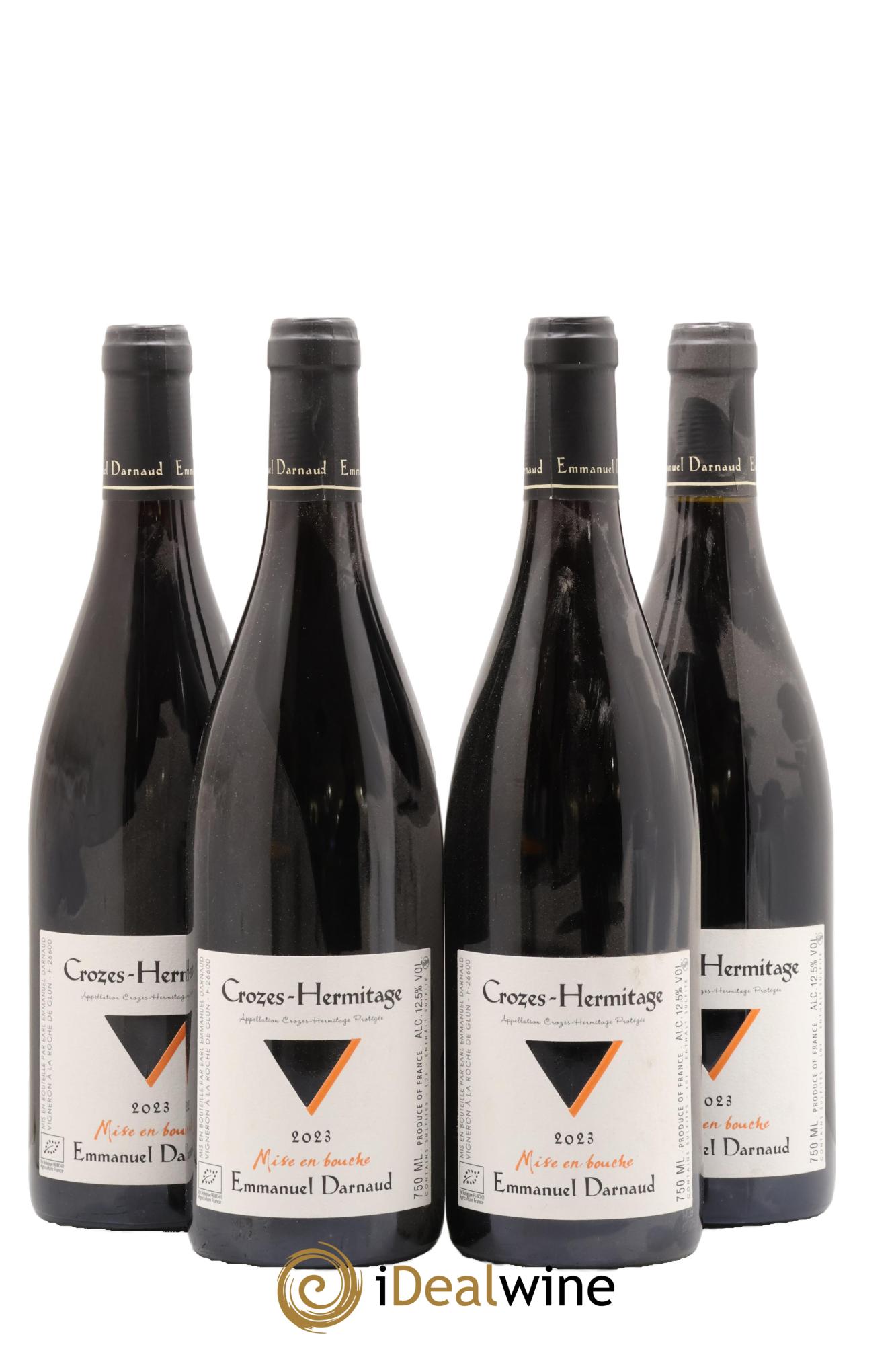 Crozes-Hermitage Mise en Bouche Emmanuel Darnaud 2023 - Lot de 4 bouteilles - 0