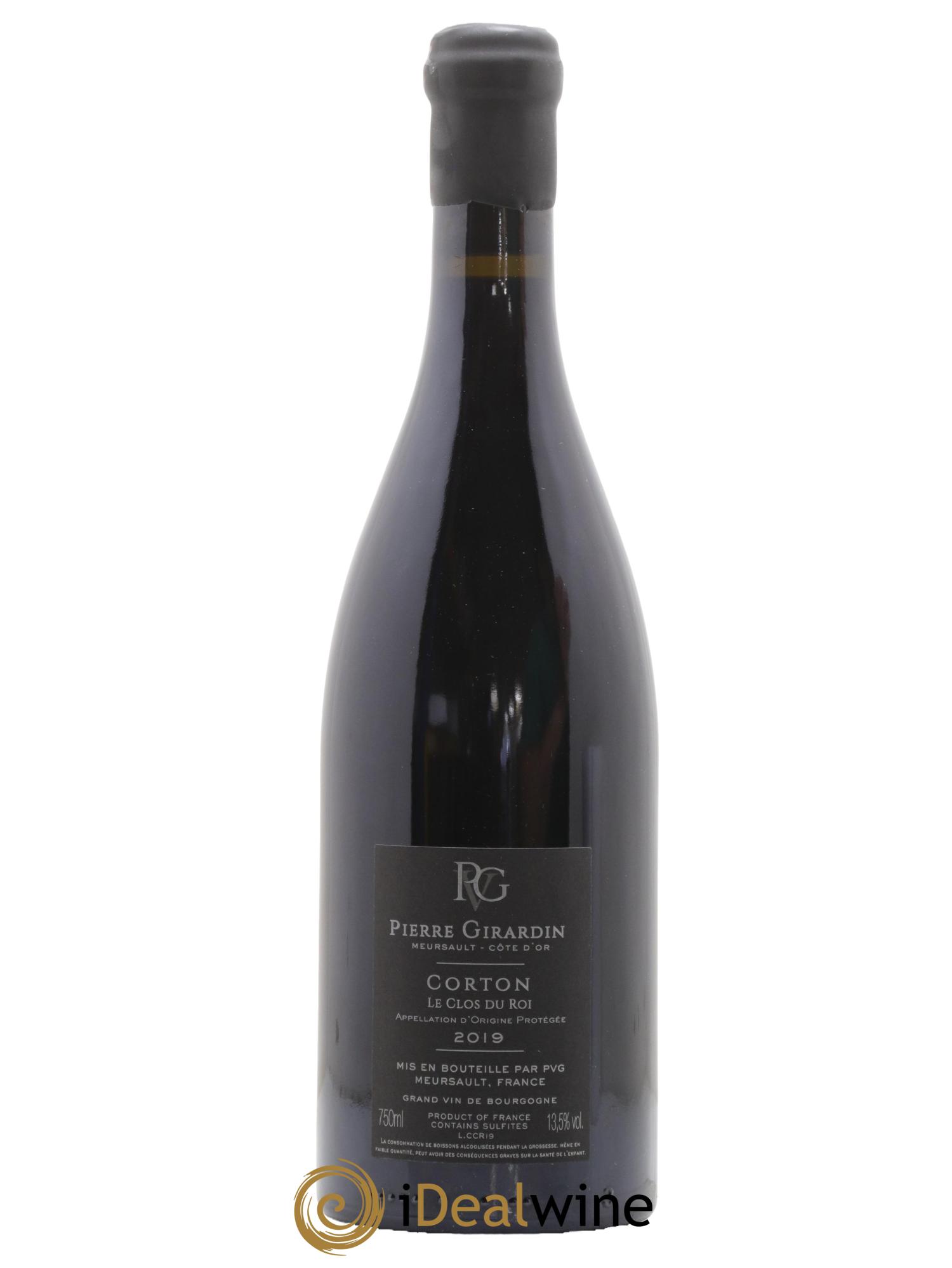 Corton Grand Cru Le Clos du Roi Domaine Pierre Girardin 2019 - Lot de 1 bouteille - 1