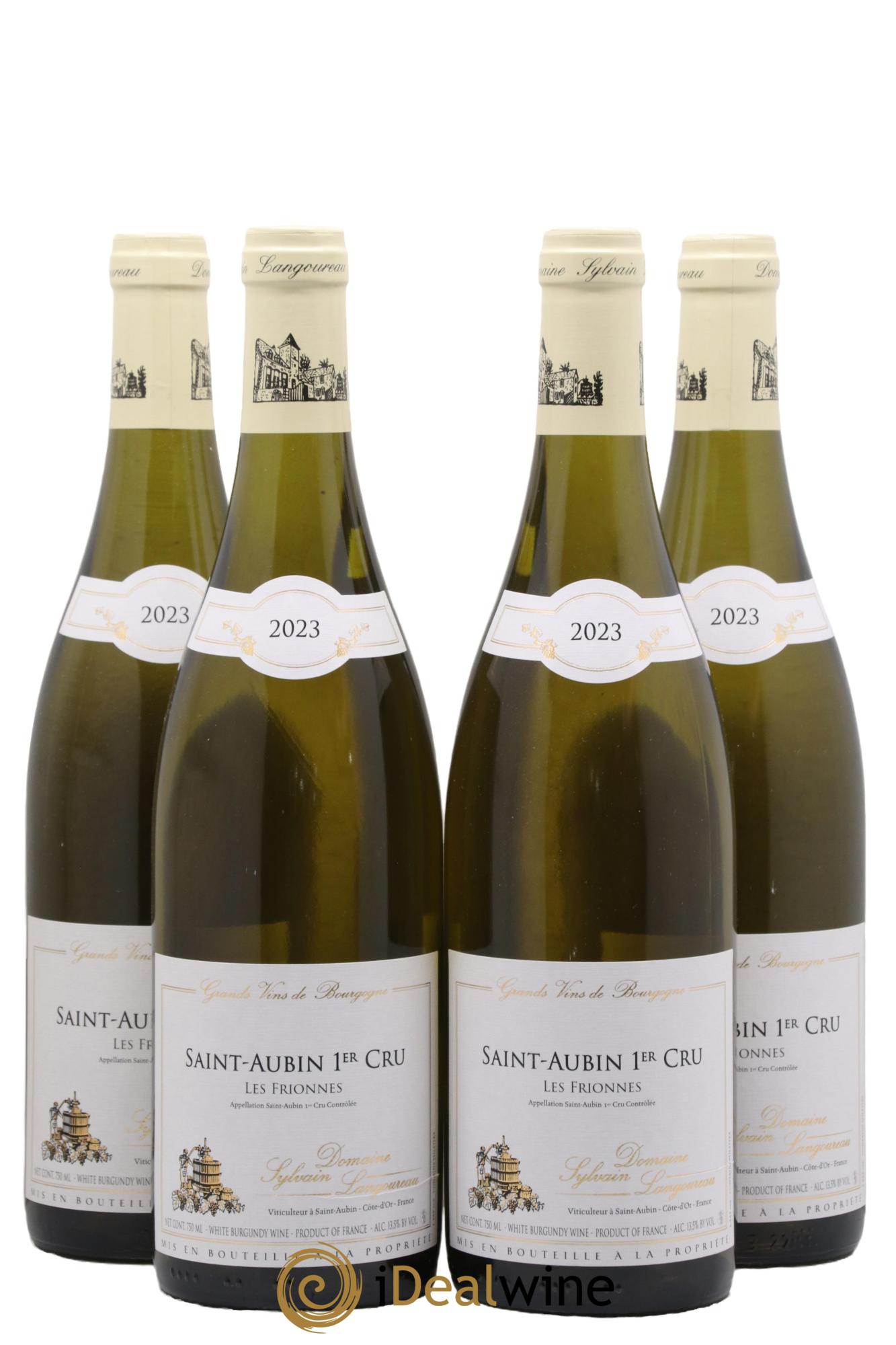 Saint-Aubin 1er Cru Les Frionnes Sylvain Langoureau 2023 - Lot de 4 bouteilles - 0