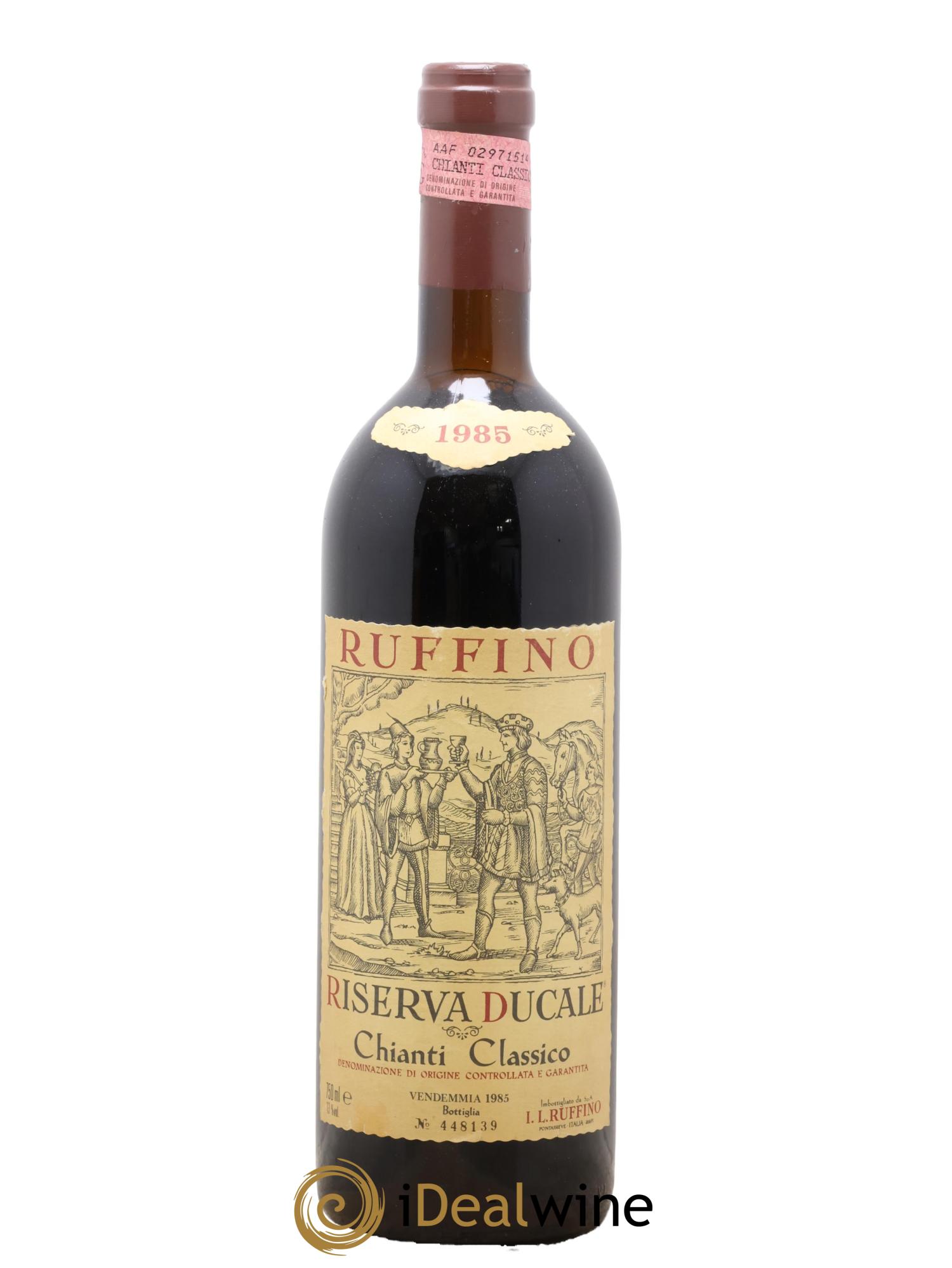 Chianti Classico DOCG Riserva Ducale Ruffino 1985 - Lotto di 1 bottiglia - 0
