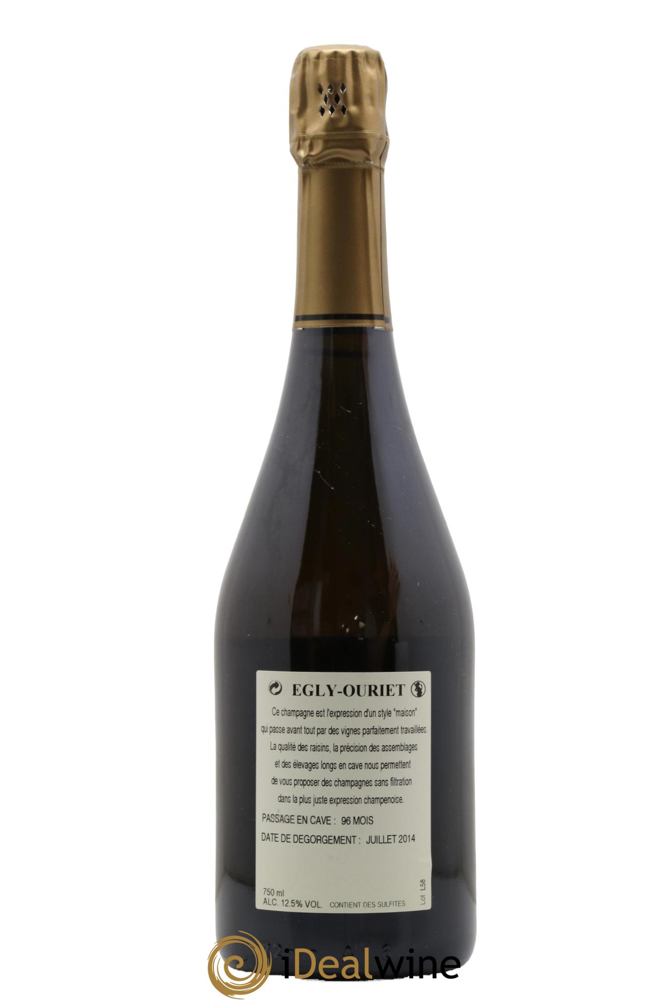 Ambonnay Vieilles Vignes Brut Millésimé Egly-Ouriet 2005 - Lot de 1 bouteille - 1
