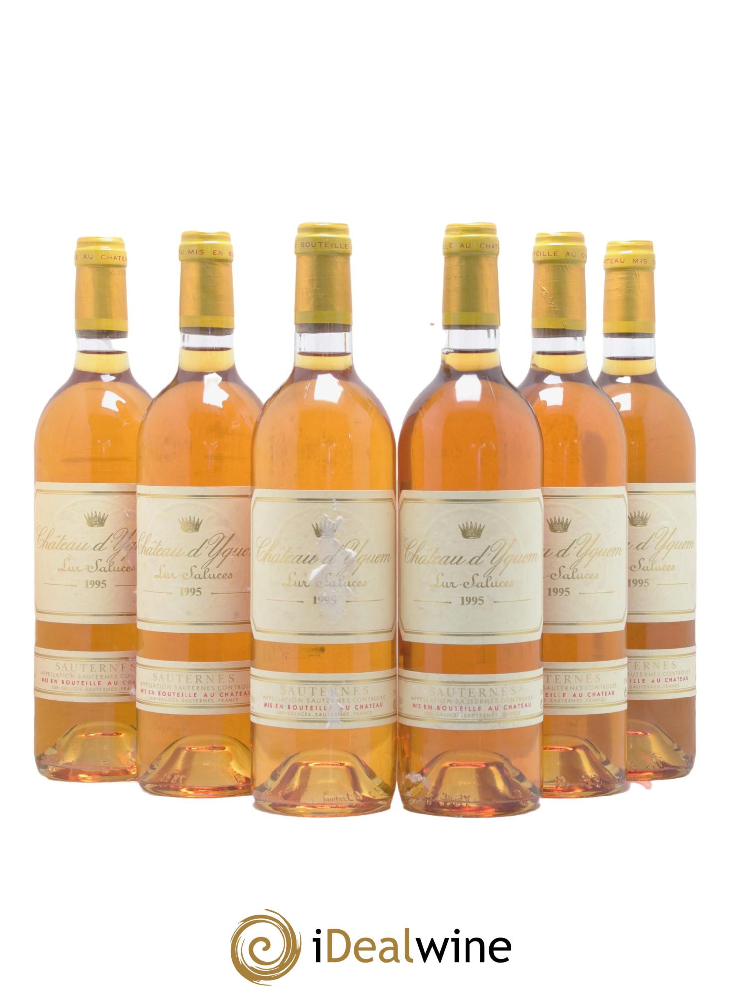 Château d' Yquem 1er Cru Classé Supérieur 1995 - Lotto di 6 bottiglie - 0