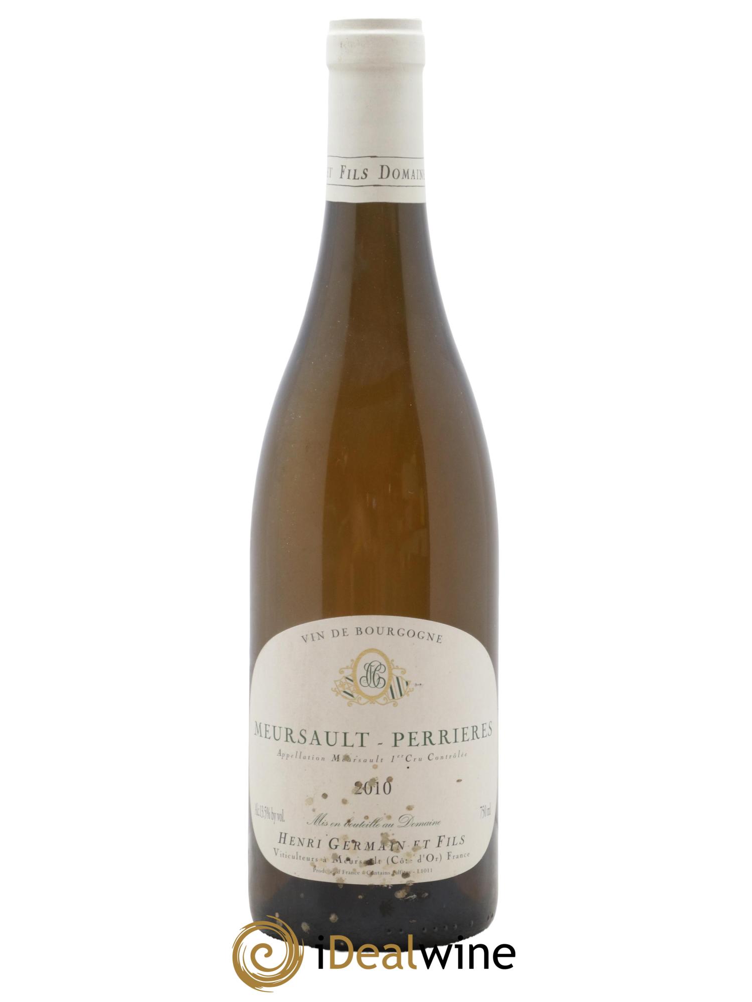 Meursault 1er Cru Perrières Henri Germain 2010 - Lot de 1 bouteille - 0