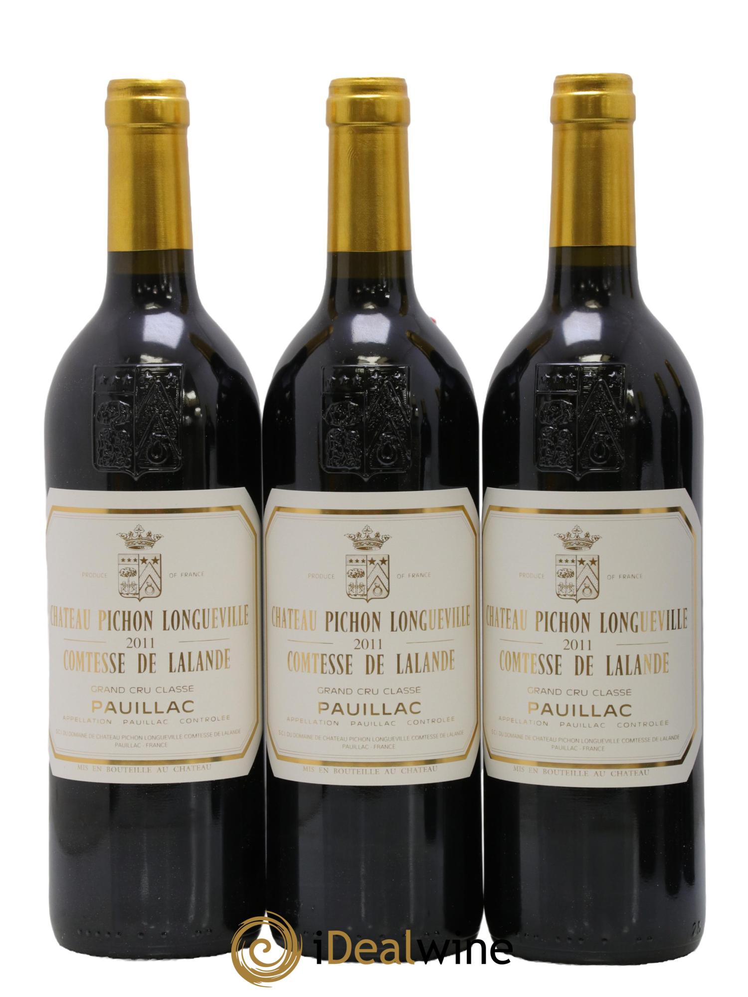 Château Pichon Longueville Comtesse de Lalande 2ème Grand Cru Classé 2011 - Lot of 6 bottles - 1