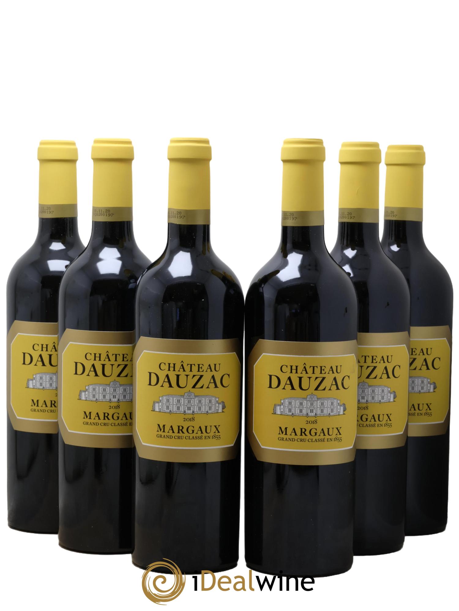 Château Dauzac 5ème Grand Cru Classé 2018 - Lot of 6 bottles - 0