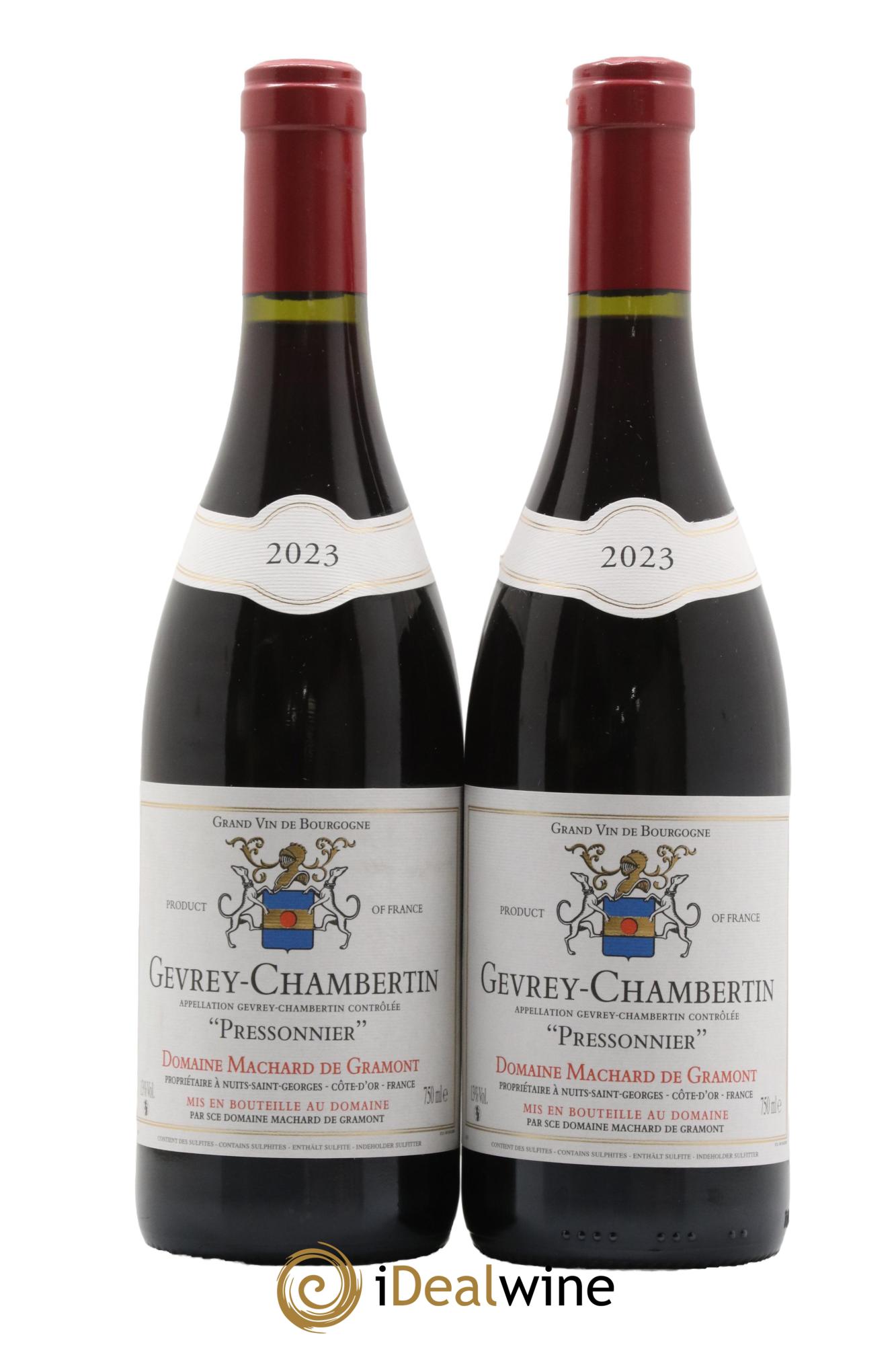 Gevrey-Chambertin Pressonnier Machard De Gramont 2023 - Lot de 2 bouteilles - 0