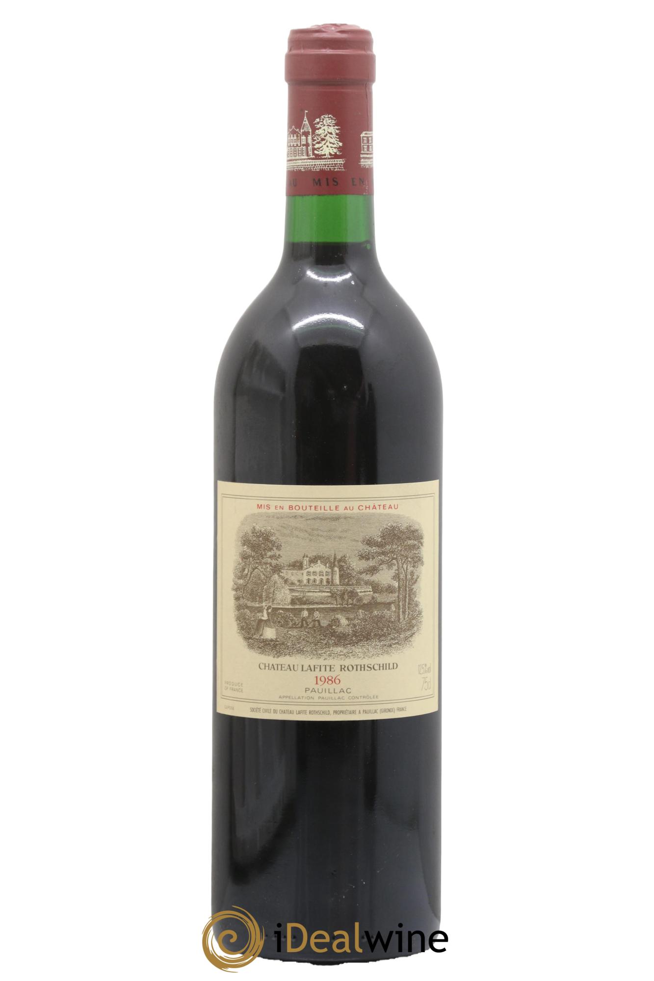 Château Lafite Rothschild 1er Grand Cru Classé 1986 - Lot de 1 bouteille - 0