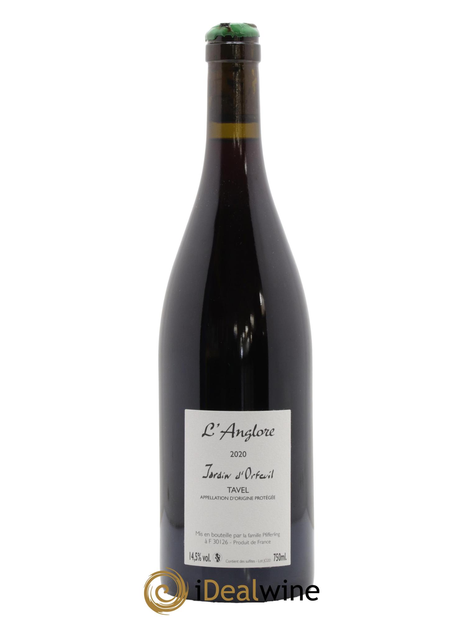 Tavel Jardin D'Orfeuil L'Anglore 2020 - Posten von 1 Flasche - 1