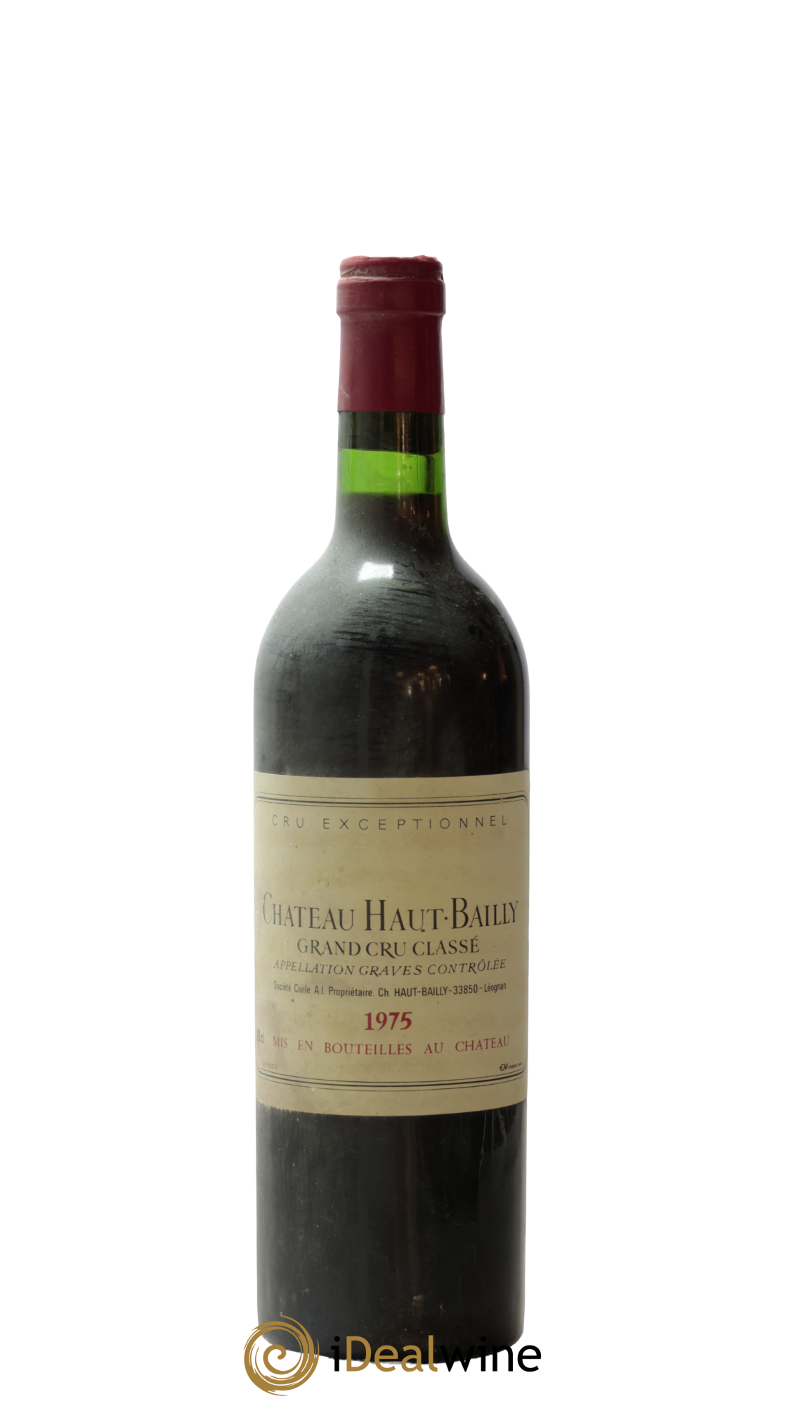Château Haut-Bailly Cru Classé de Graves 1975 - Lot de 1 bouteille - 0