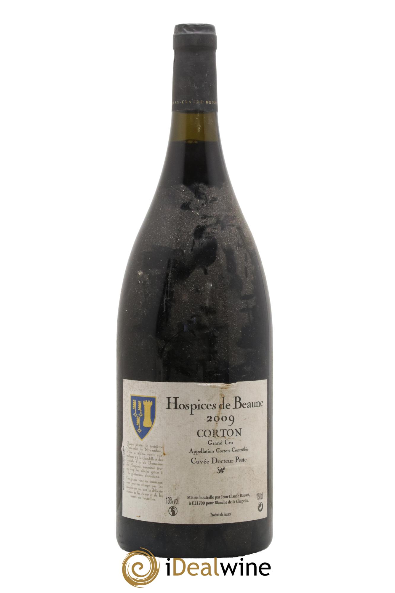 Corton Grand Cru Cuvée Du Docteur Peste Hospices De Beaune 2009 - Lot de 1 magnum - 0