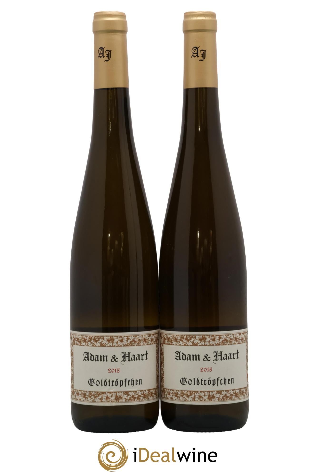Allemagne Piesporter Goldtröpfchen Trocken Ap 02 16 Weingut A.J. Adam 2015 - Lot of 2 bottles - 0