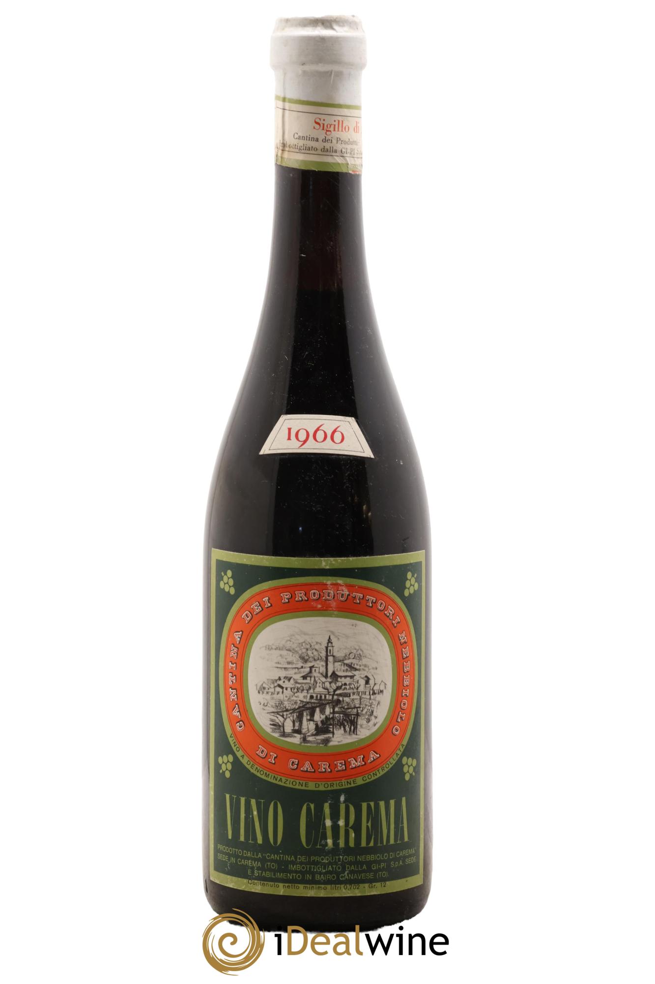 Italie Vino Carema DOC Produttori di Carema 1966 - Lotto di 1 bottiglia - 0