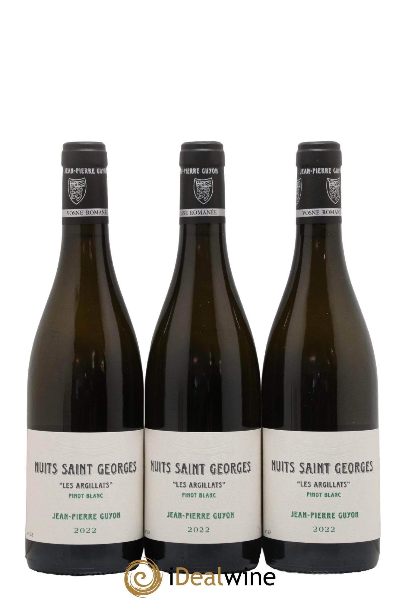 Nuits-Saint-Georges Les Argillats Guyon (Domaine) 2022 - Lotto di 3 bottiglie - 0