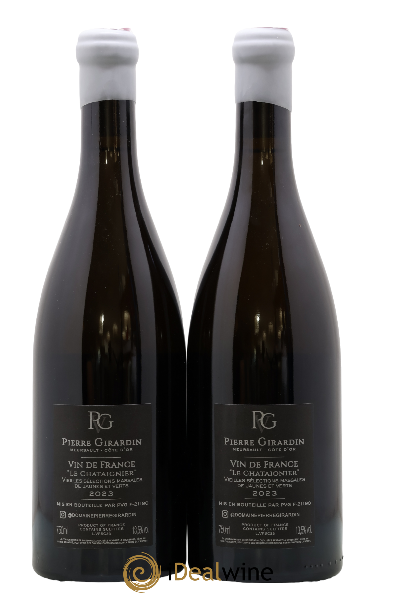 Vin de France Savagnin Le Châtaignier Pierre Vincent Girardin 2023 - Lotto di 2 bottiglie - 1