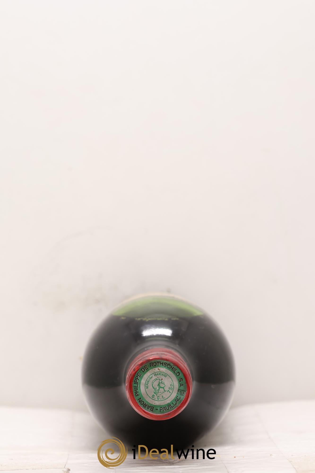 Château d' Armailhac - Mouton Baron(ne) Philippe 5ème Grand Cru Classé 1975 - Lot de 1 bouteille - 1