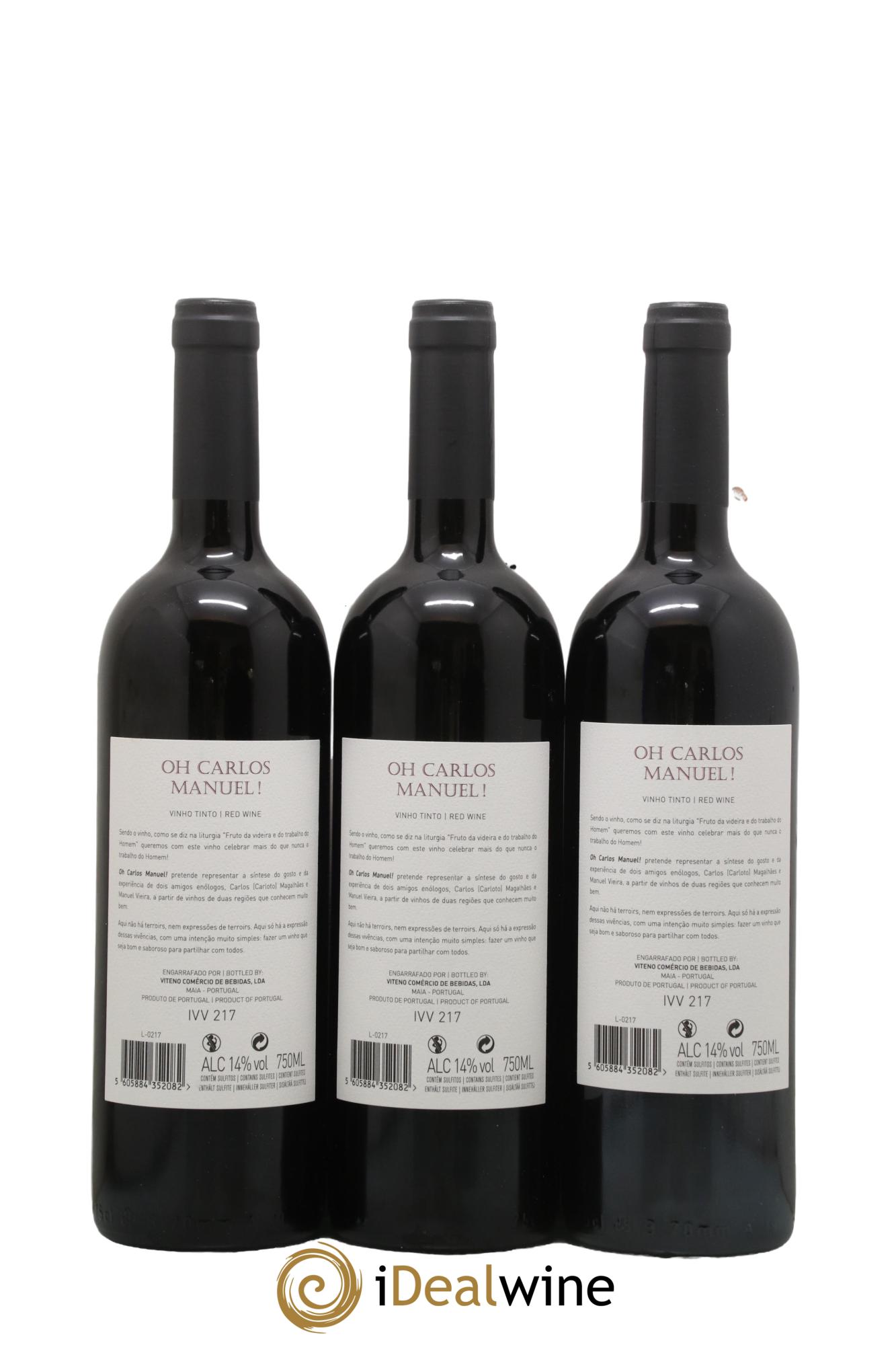 Portugal Oh Carlos Manuel Viteno Comercio De Bebidas 2017 - Lot of 3 bottles - 1