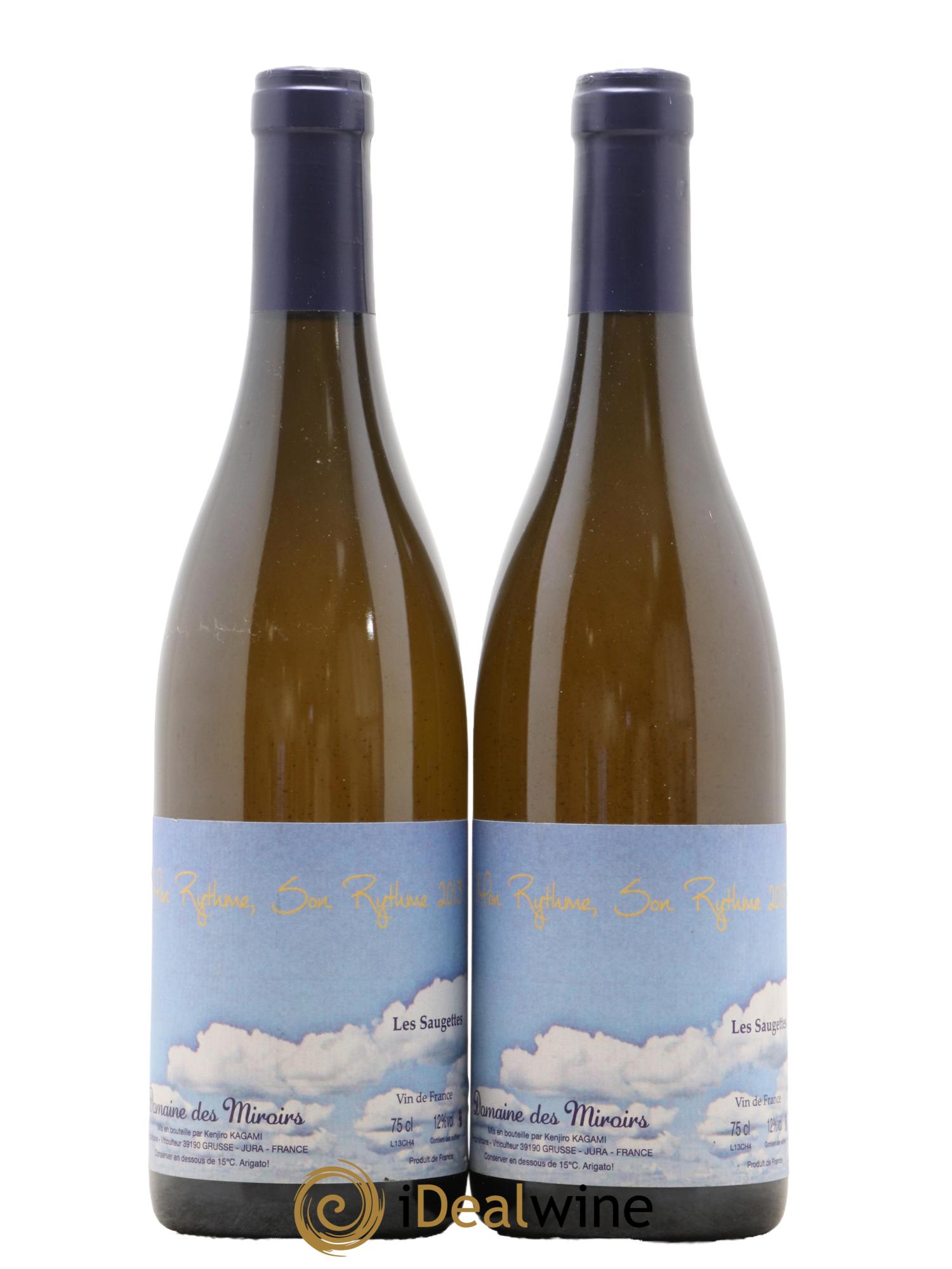 Vin de France Mon Rythme, Son Rythme Kenjiro Kagami - Domaine des Miroirs 2013 - Lot de 2 bouteilles - 0