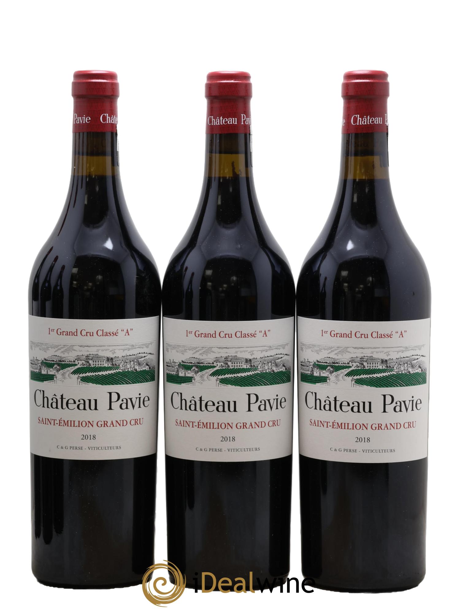 Château Pavie 1er Grand Cru Classé A 2018 - Lot of 6 bottles - 1