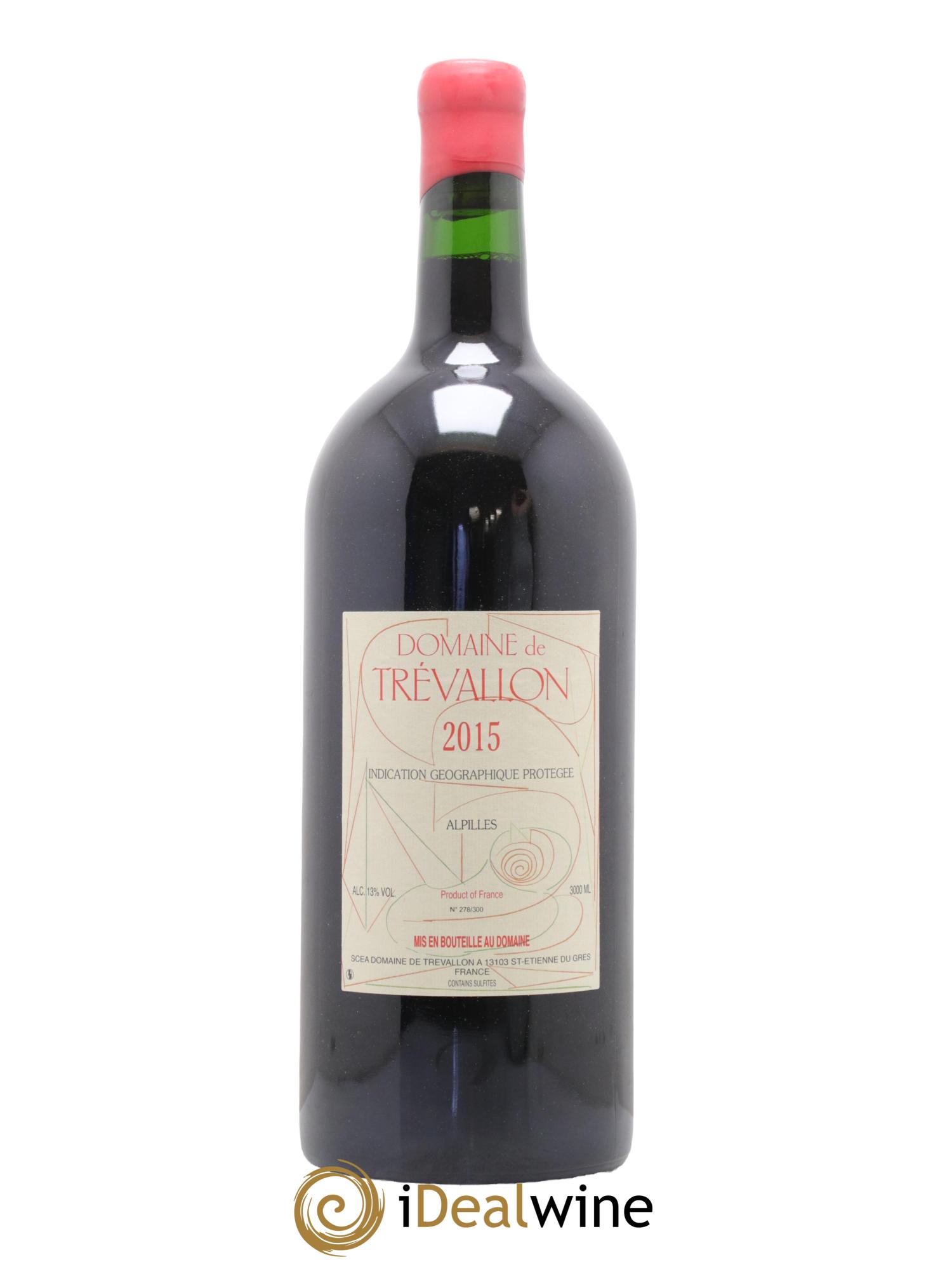Alpilles Trévallon (Domaine de) Eloi Dürrbach 2015 - Lot de 1 double magnum - 0