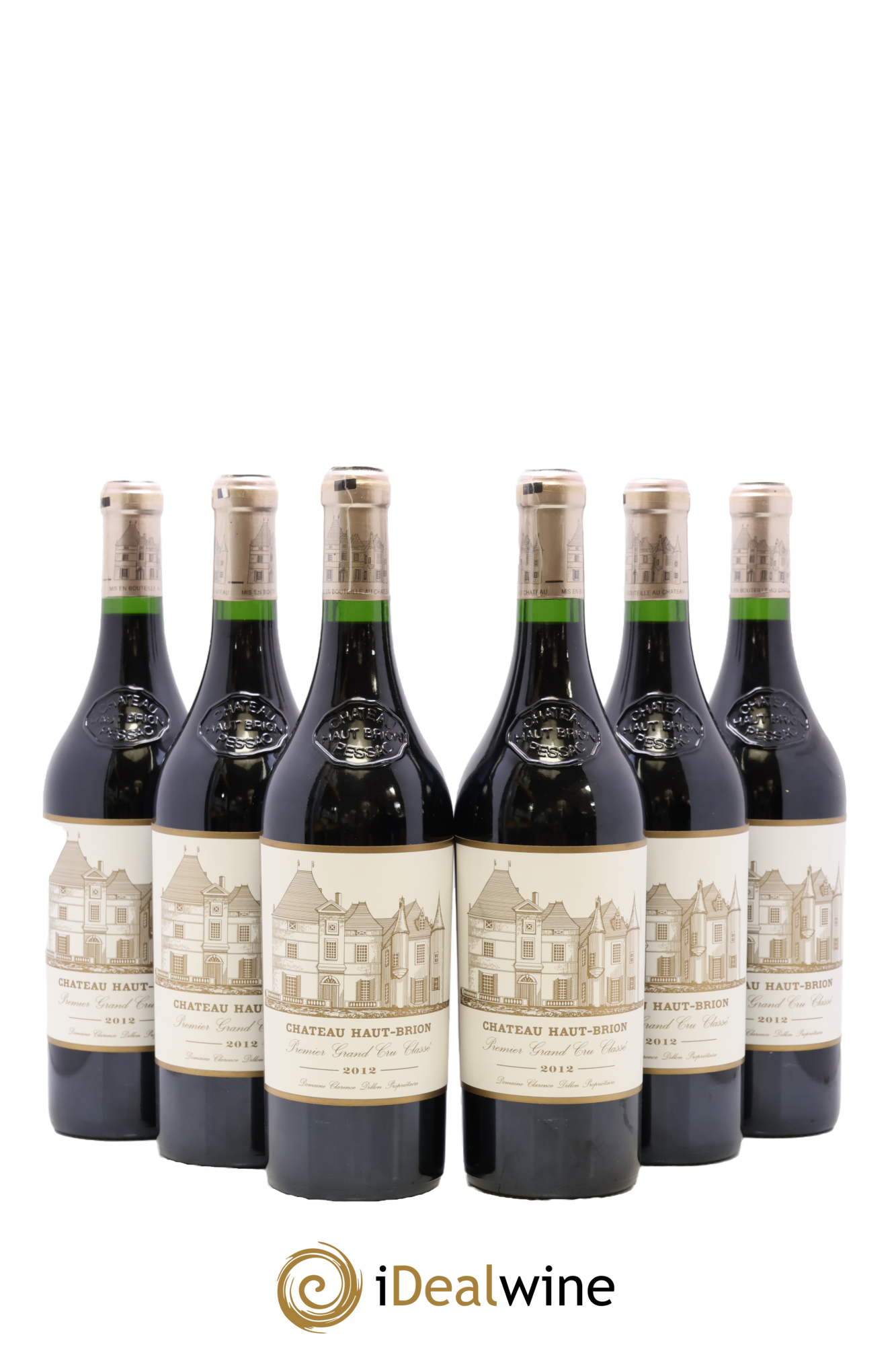 Château Haut Brion 1er Grand Cru Classé 2012 - Lot de 6 bouteilles - 0