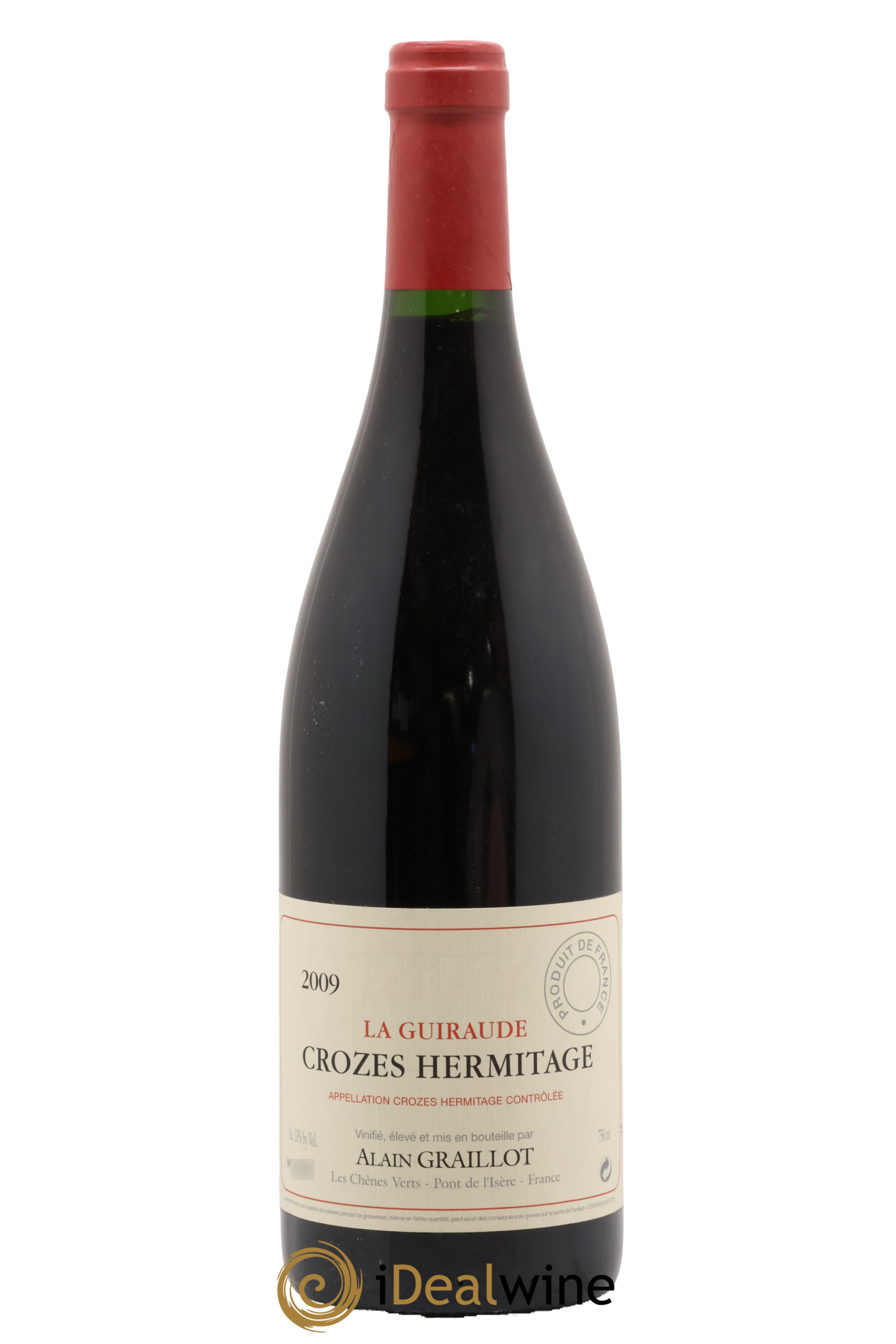 Crozes-Hermitage La Guiraude Domaine Graillot 2009 - Lot de 1 bouteille - 0
