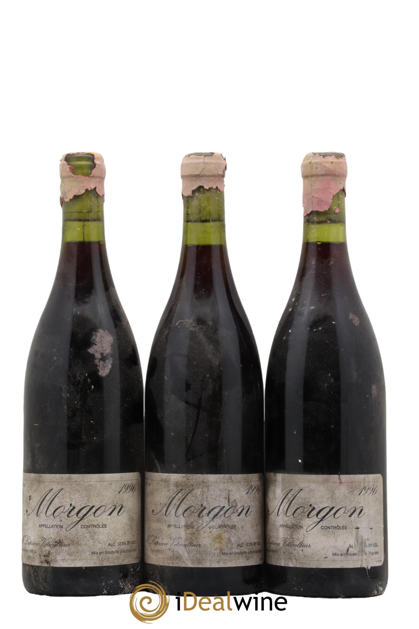 Morgon Marcel Lapierre (Domaine) 1996 - Lot de 3 bouteilles - 0