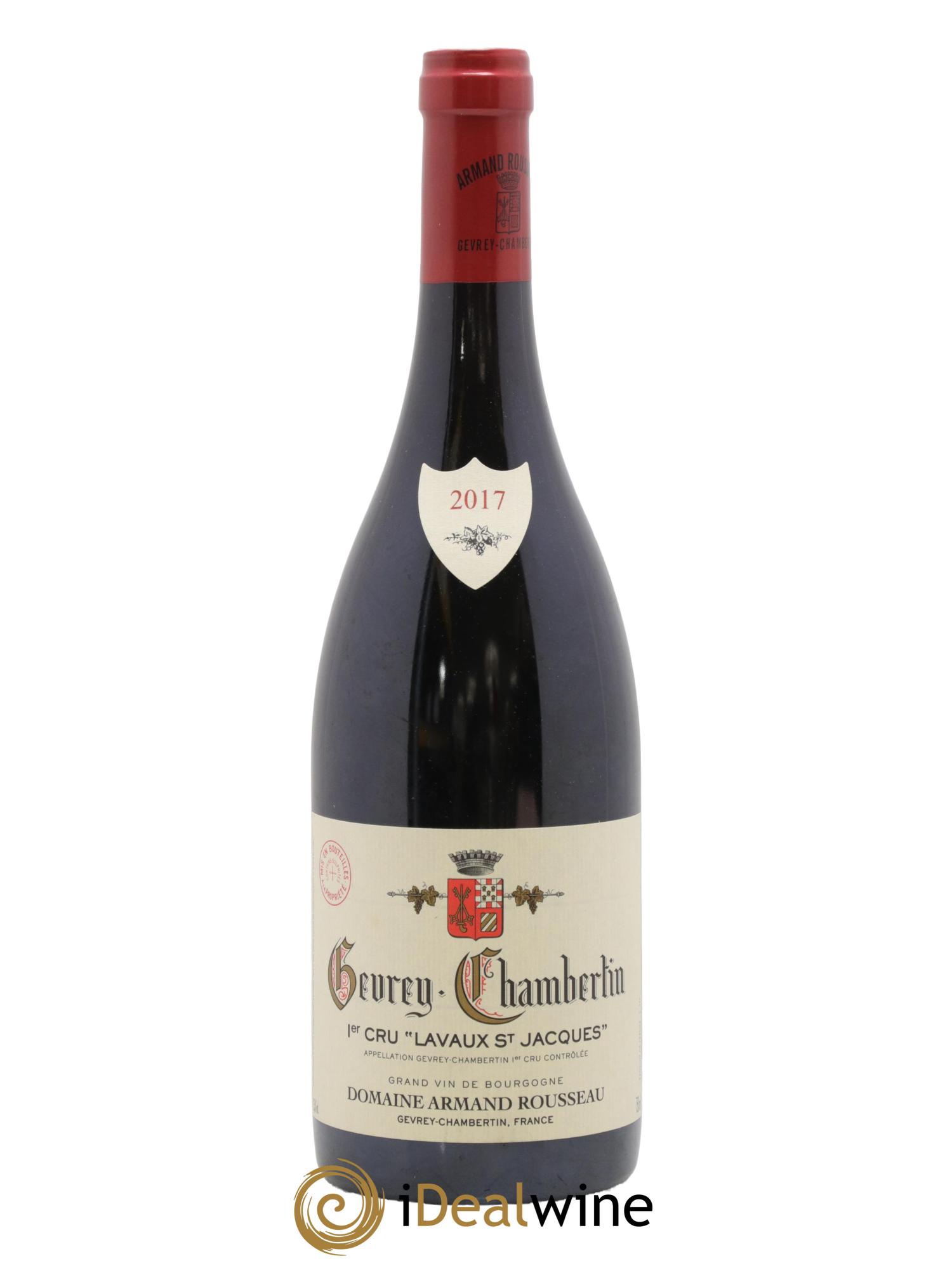 Gevrey-Chambertin 1er Cru Lavaux Saint Jacques Armand Rousseau (Domaine) 2017 - Lot de 1 bouteille - 0
