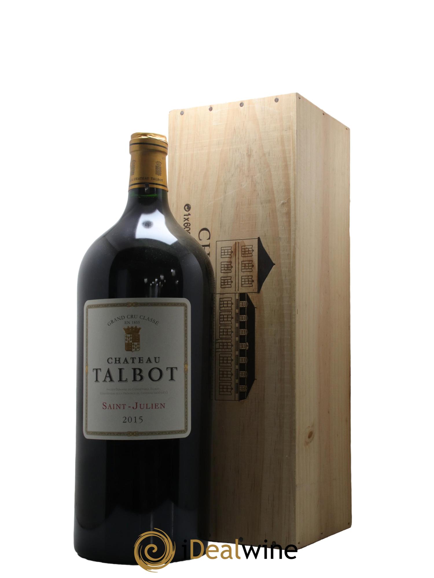 Château Talbot 4ème Grand Cru Classé 2015 - Lot de 1 impériale - 0