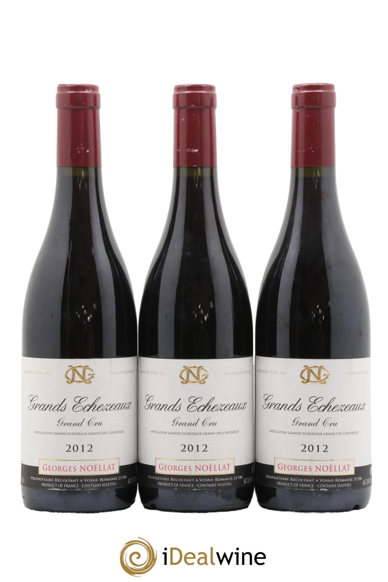 Grands-Echezeaux Grand Cru Georges Noëllat (Domaine) 2012 - Lot of 3 bottles - 0