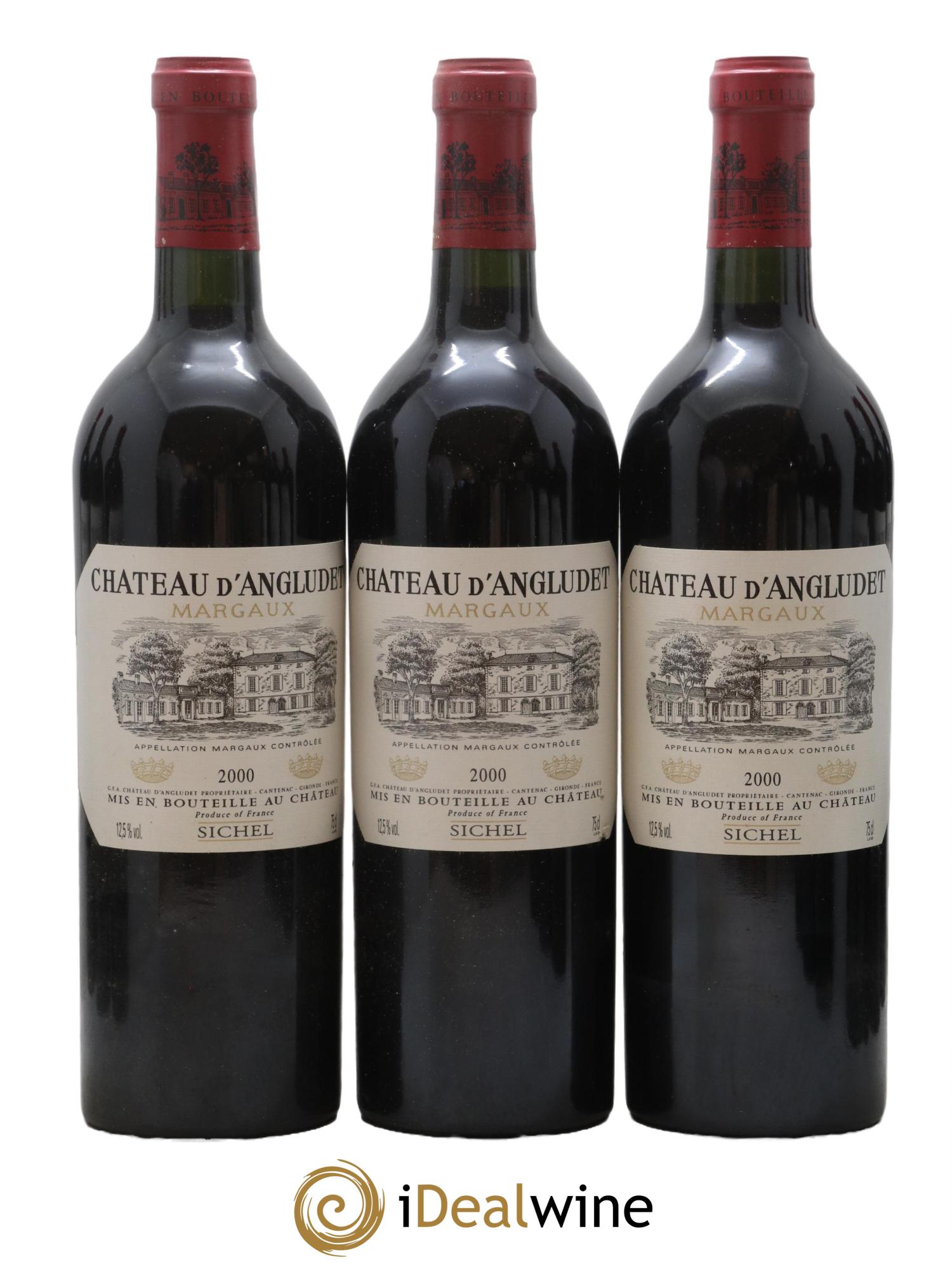 Château d' Angludet Cru Bourgeois 2000 - Lotto di 12 bottiglie - 4