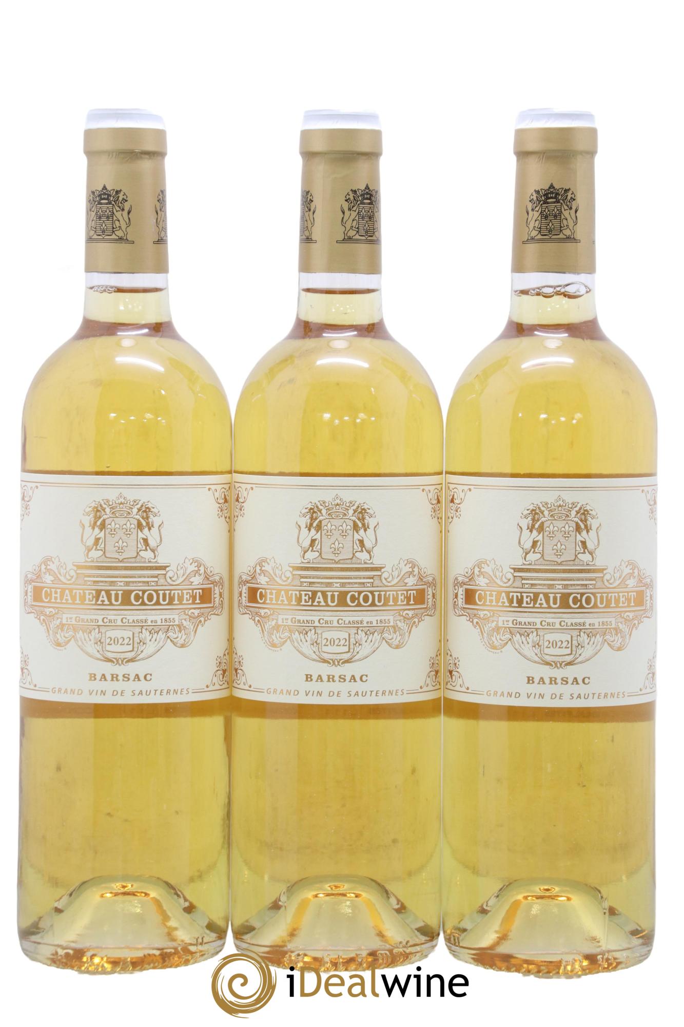 Château Coutet 1er Grand Cru Classé 2022 - Lotto di 3 bottiglie - 0