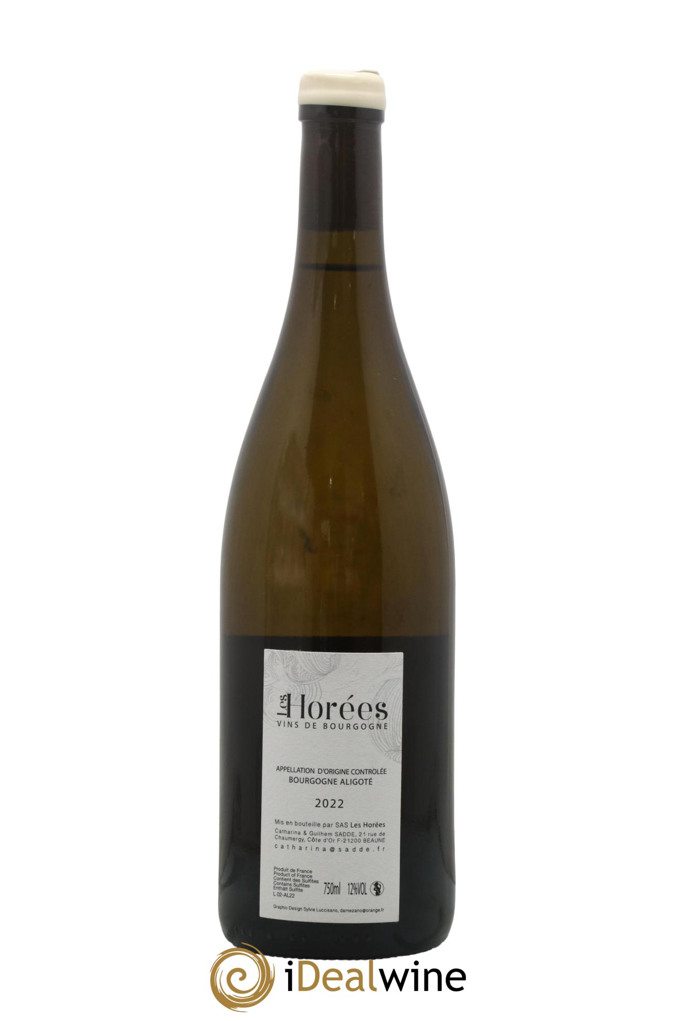 Bourgogne Aligoté En Coulezain Les Horées 2022 - Lotto di 1 bottiglia - 1