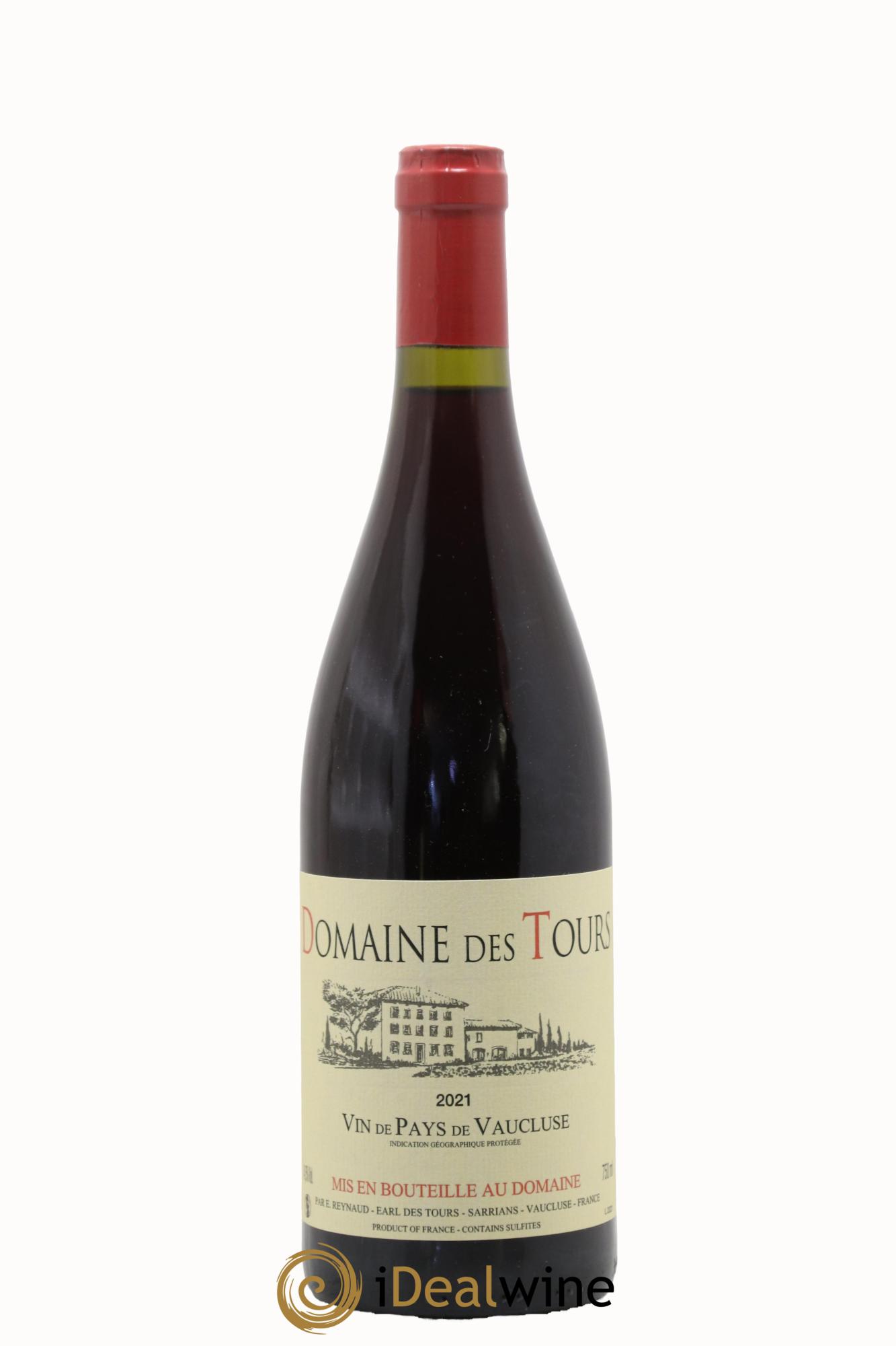 IGP Vaucluse (Vin de Pays de Vaucluse) Domaine des Tours Emmanuel Reynaud  2021 - Posten von 1 Flasche - 0