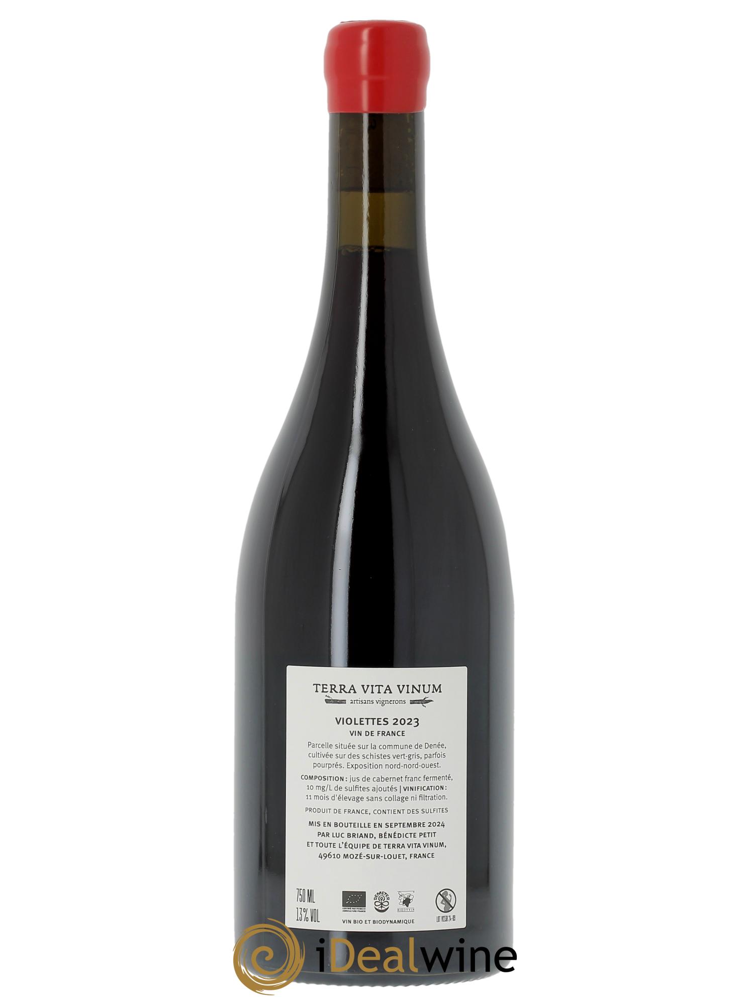 Vin de France Violettes Terra Vita Vinum 2023 - Lot de 1 bouteille - 1