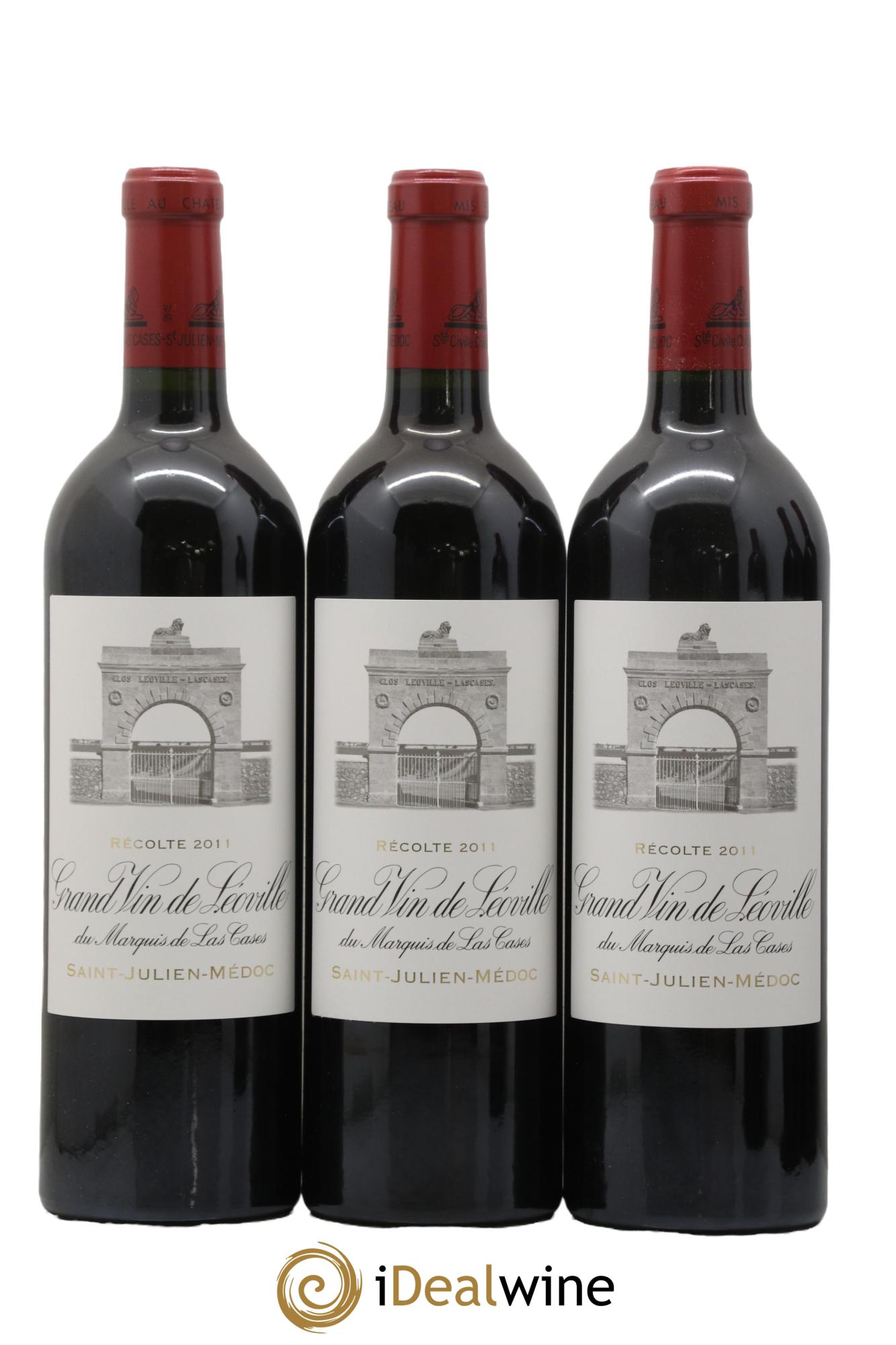 Château Léoville Las Cases 2ème Grand Cru Classé  2011 - Lot of 6 bottles - 1