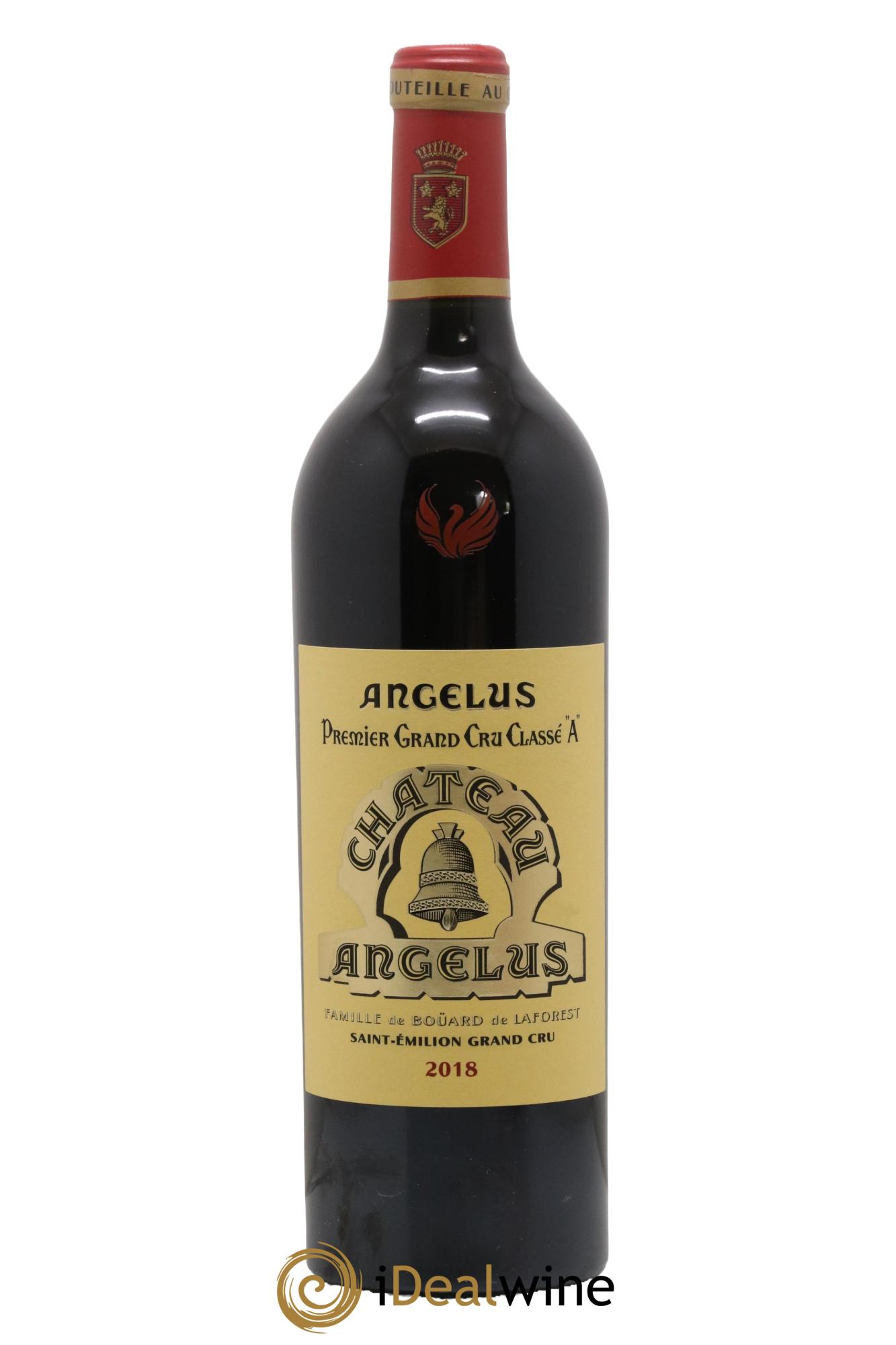 Château Angélus 1er Grand Cru Classé A 2018 - Lot de 1 bouteille - 0